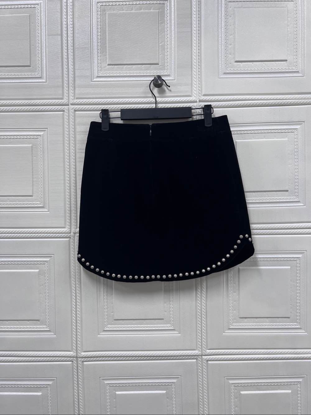 Saint Laurent Paris Saint Laurent Studded Mini Skirt Size 38 Size 27" / US 4 / IT 40 - 2 Thumbnail