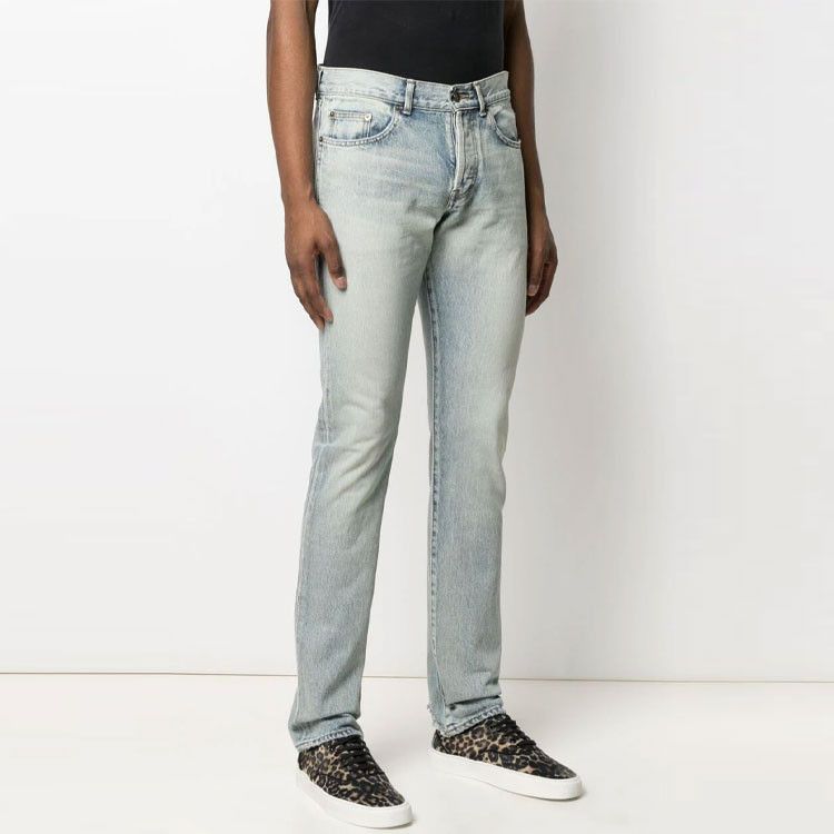 Saint Laurent Paris Saint Laurent Distressed Denim Jeans Size 33 Size US 33 - 17 Thumbnail