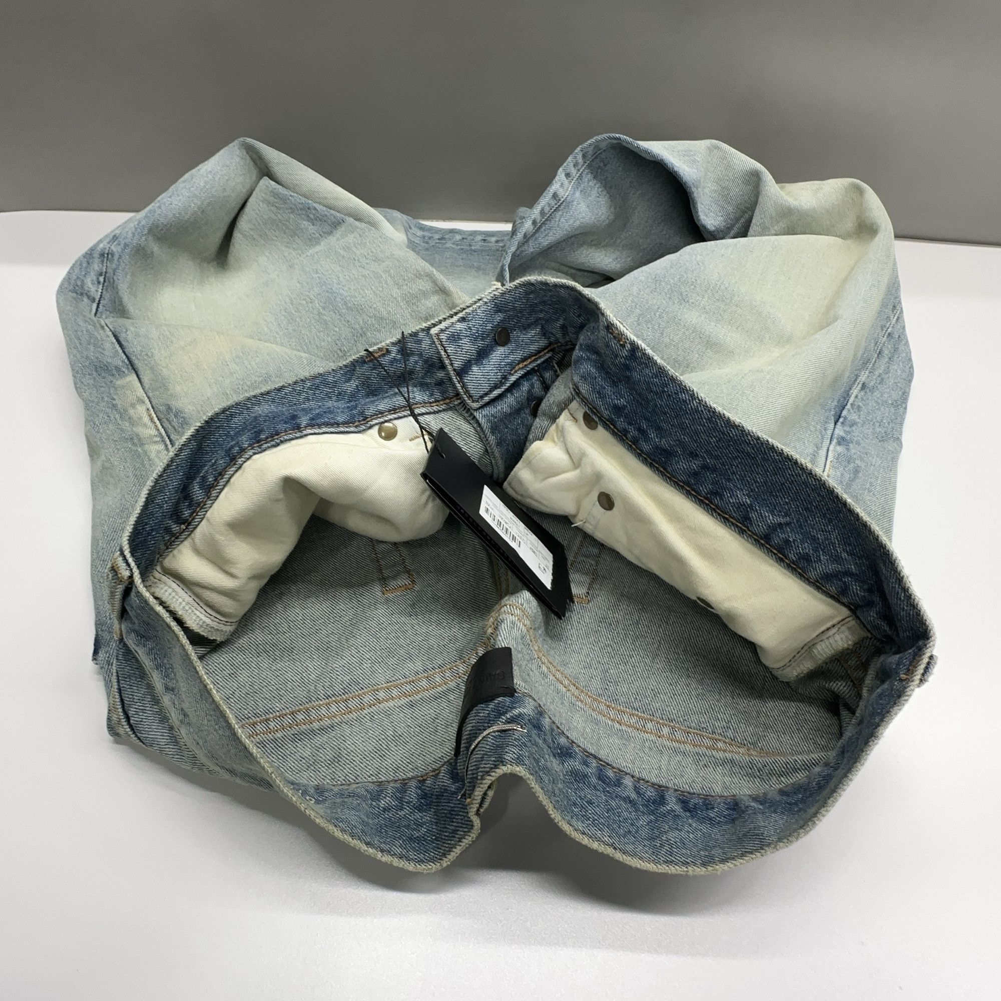 Saint Laurent Paris Saint Laurent Distressed Denim Jeans Size 33 Size US 33 - 6 Thumbnail