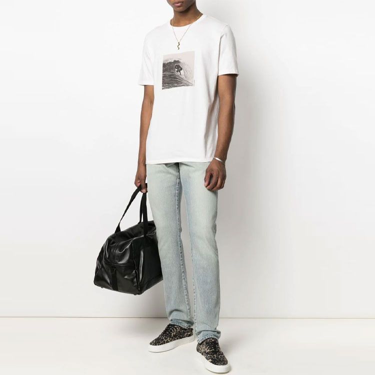 Saint Laurent Paris Saint Laurent Distressed Denim Jeans Size 33 Size US 33 - 15 Thumbnail