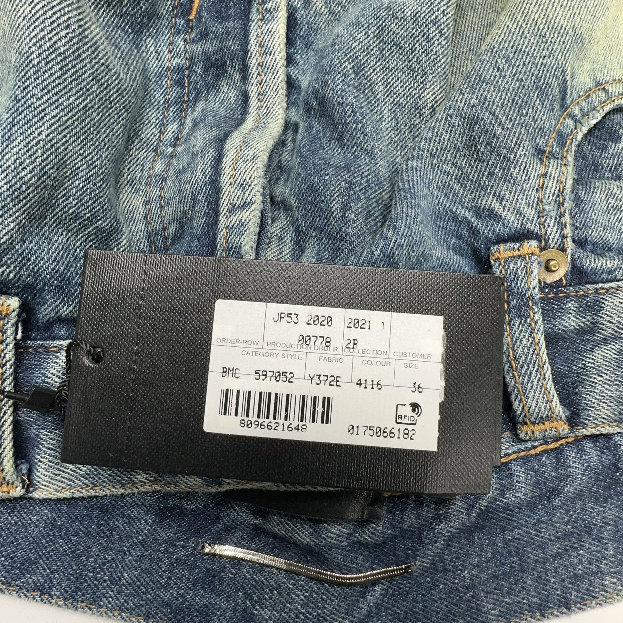 Saint Laurent Paris Saint Laurent Faded Denim Jeans Size 36 Size US 36 / EU 52 - 5 Thumbnail