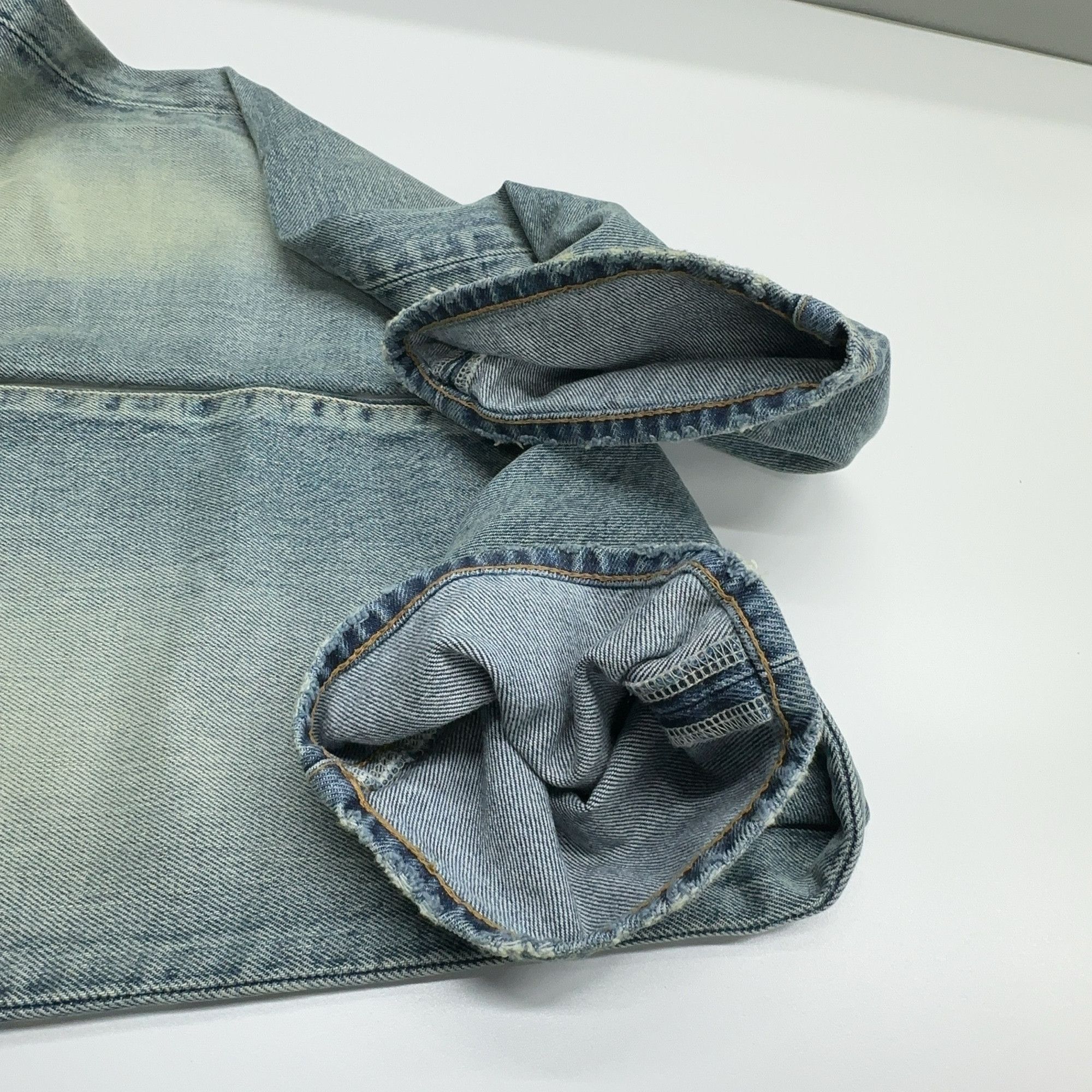 Saint Laurent Paris Saint Laurent Faded Denim Jeans Size 36 Size US 36 / EU 52 - 11 Thumbnail