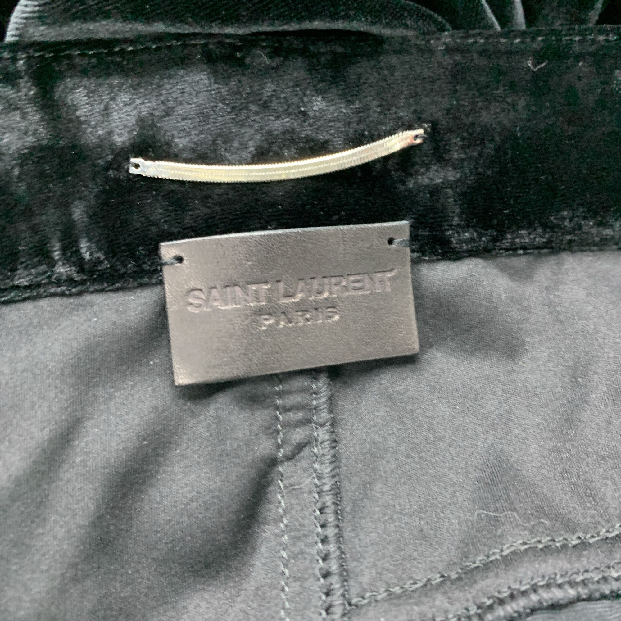Saint Laurent Paris Saint Laurent Velvet Casual Pants Size 33 Size US 33 - 3 Thumbnail