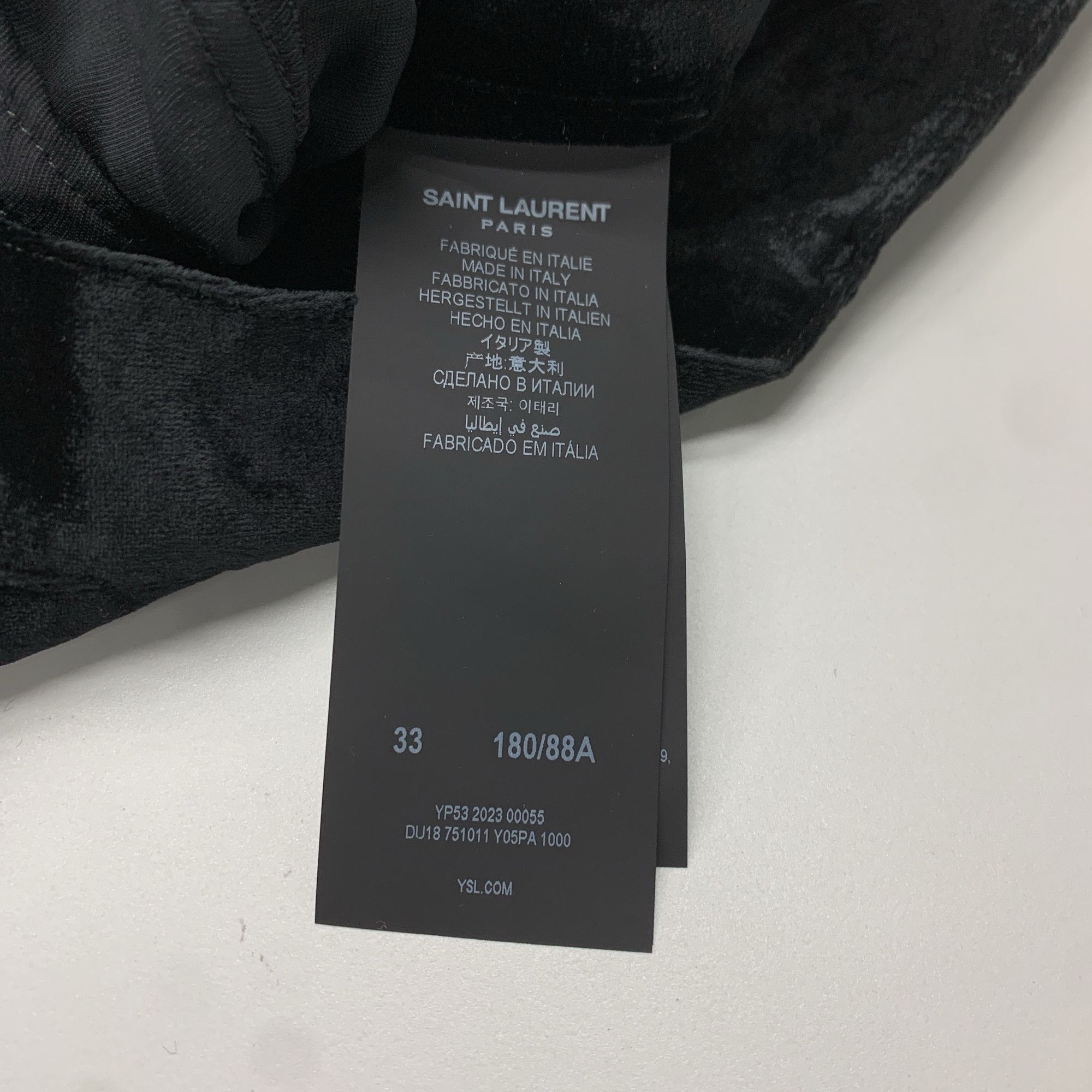 Saint Laurent Paris Saint Laurent Velvet Casual Pants Size 33 Size US 33 - 4 Thumbnail