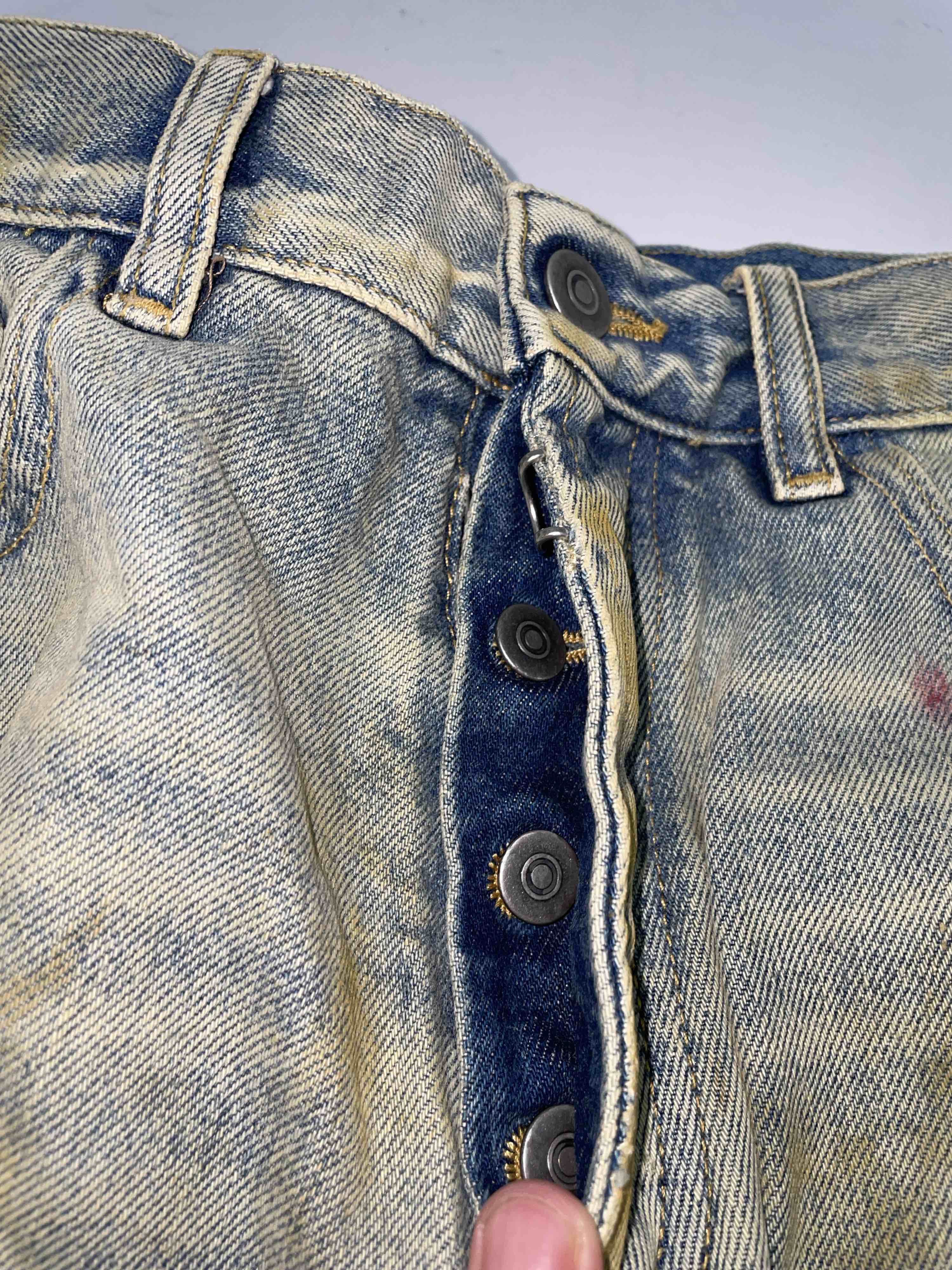 Maison Margiela Maison Margiela Distressed Denim Shorts Size 29 Size 29" - 6 Thumbnail