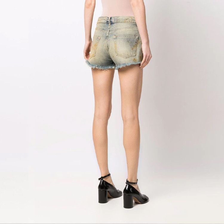 Maison Margiela Maison Margiela Distressed Denim Shorts Size 29 Size 29" - 9 Thumbnail