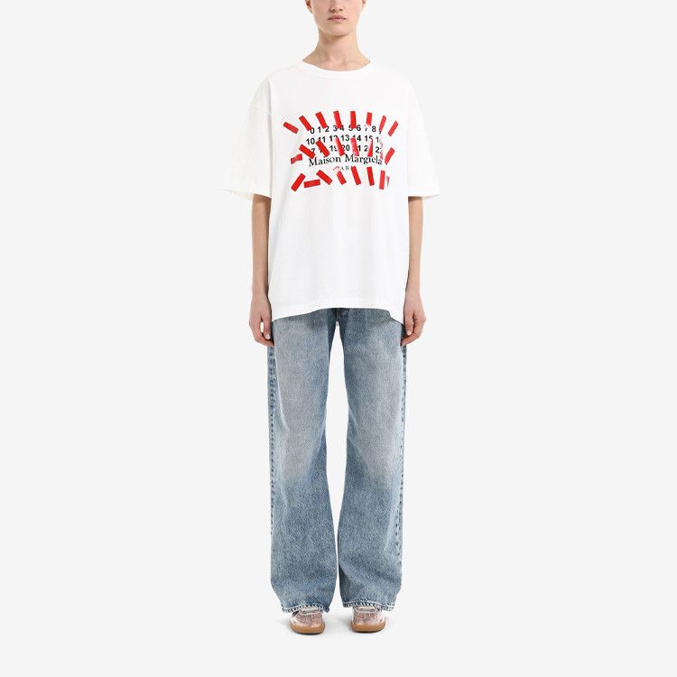 Maison Margiela Maison Margiela Tape Print T-Shirt Size 38 Size XS / US 0-2 / IT 36-38 - 6 Thumbnail
