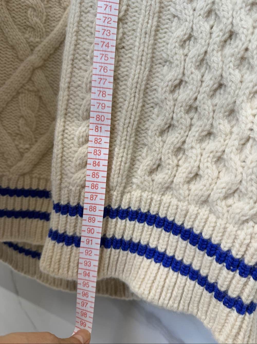 Maison Margiela Maison Margiela Cable Knit V-Neck Sweater Vest XS Size XS / US 0-2 / IT 36-38 - 7 Thumbnail