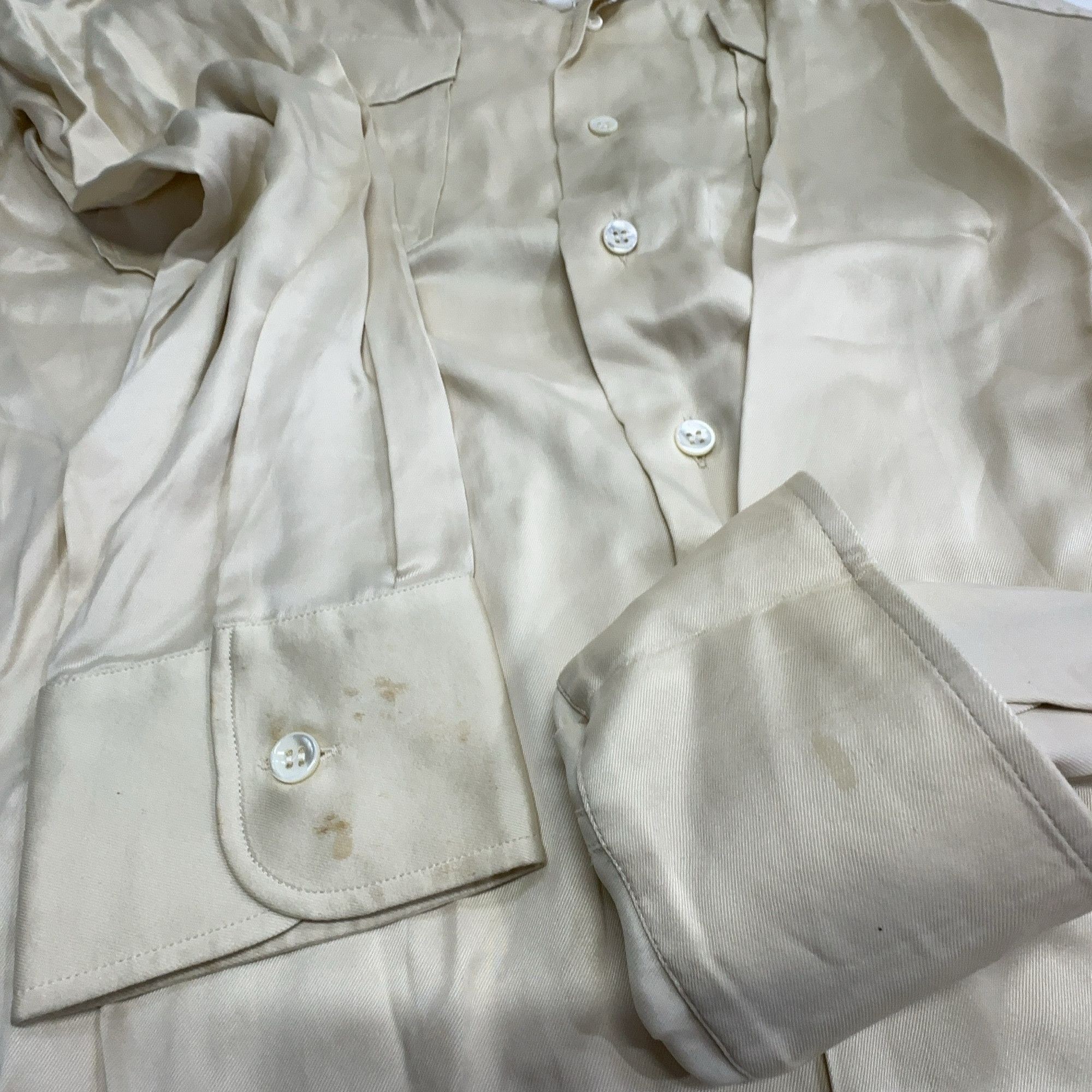 Maison Margiela Maison Margiela Beige Button Up Shirt Size 38 Size XS / US 0-2 / IT 36-38 - 14 Thumbnail