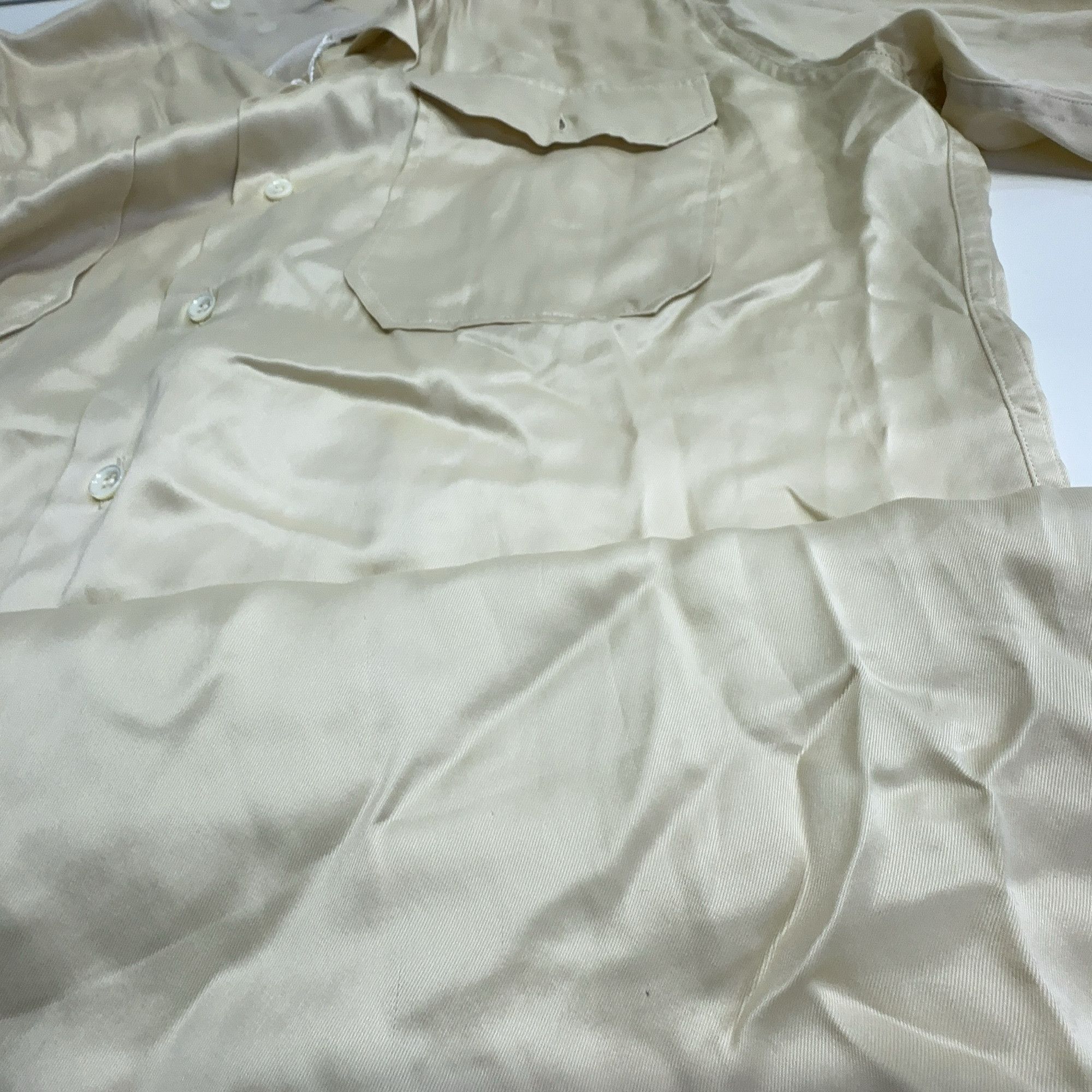 Maison Margiela Maison Margiela Beige Button Up Shirt Size 38 Size XS / US 0-2 / IT 36-38 - 9 Thumbnail