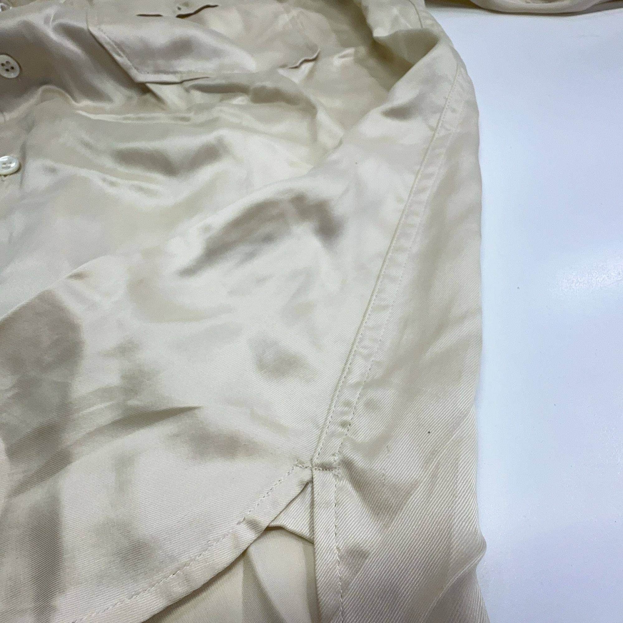 Maison Margiela Maison Margiela Beige Button Up Shirt Size 38 Size XS / US 0-2 / IT 36-38 - 11 Thumbnail