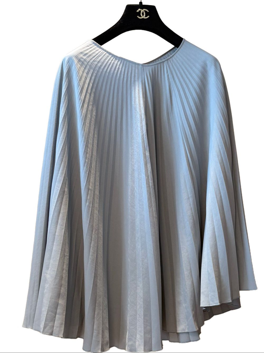 Maison Margiela Maison Margiela Silver Pleated Midi Skirt Size IT 42 Size 28" / US 6 / IT 42 - 6 Thumbnail