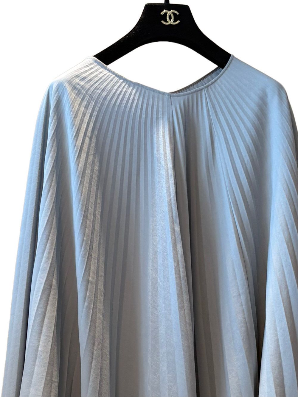 Maison Margiela Maison Margiela Silver Pleated Midi Skirt Size IT 42 Size 28" / US 6 / IT 42 - 7 Thumbnail