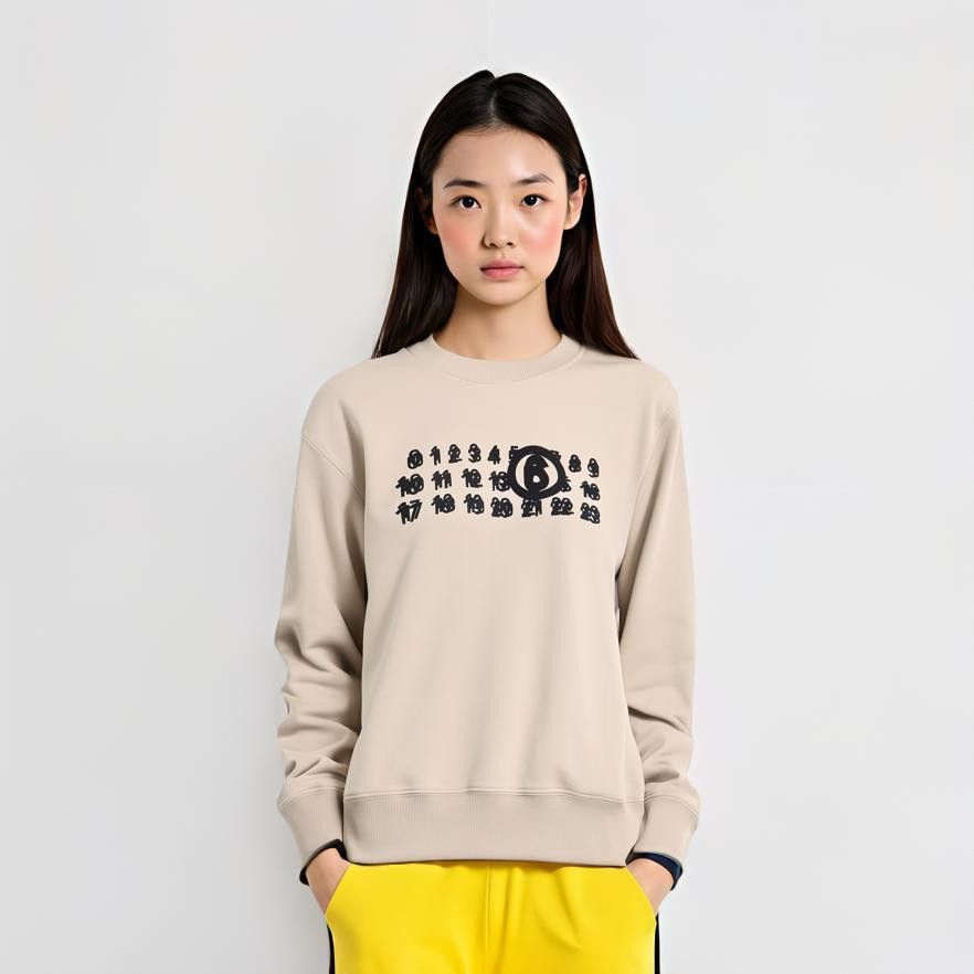 MM6 MM6 Maison Margiela Number Logo Sweatshirt XS Size XS / US 0-2 / IT 36-38 - 8 Thumbnail