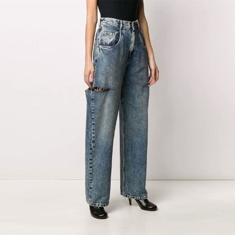 Maison Margiela Maison Margiela Distressed Denim Jeans Size 40 Size 27" / US 4 / IT 40 - 6 Thumbnail