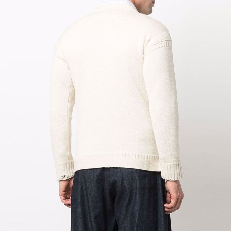 Maison Margiela Maison Margiela Distressed Wool Sweater Size M Size US M / EU 48-50 / 2 - 7 Thumbnail