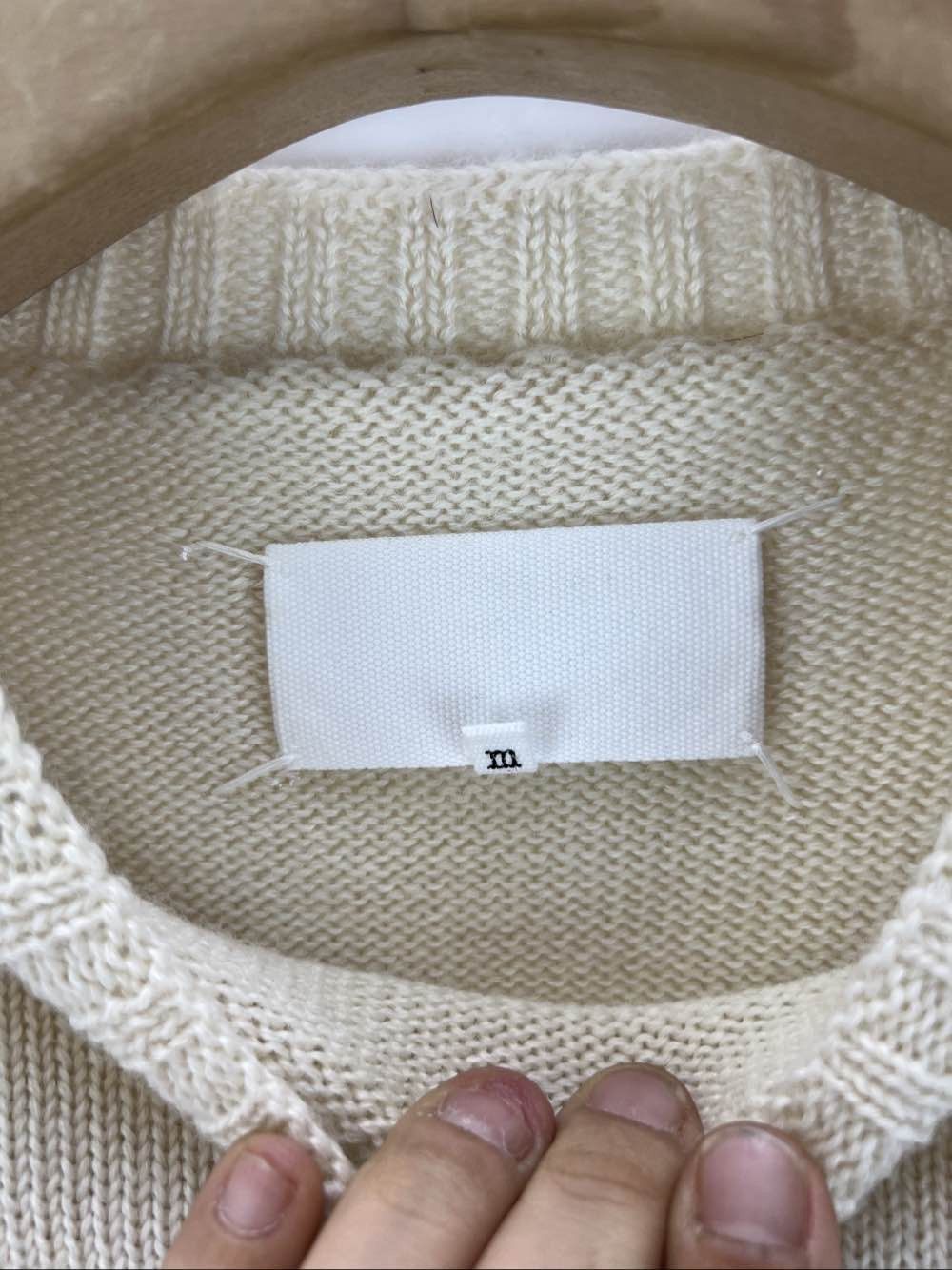 Maison Margiela Maison Margiela Distressed Wool Sweater Size M Size US M / EU 48-50 / 2 - 3 Thumbnail