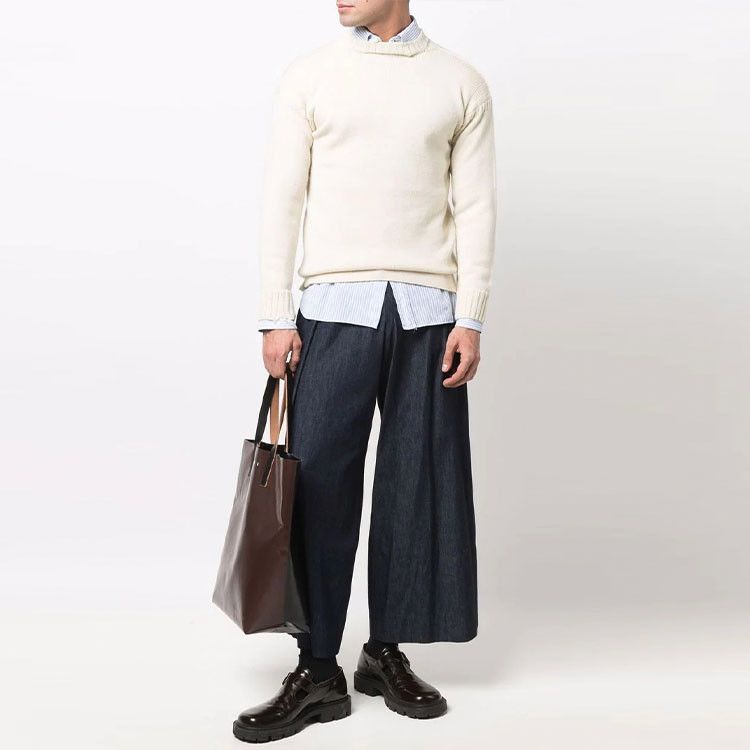 Maison Margiela Maison Margiela Distressed Wool Sweater Size M Size US M / EU 48-50 / 2 - 5 Thumbnail