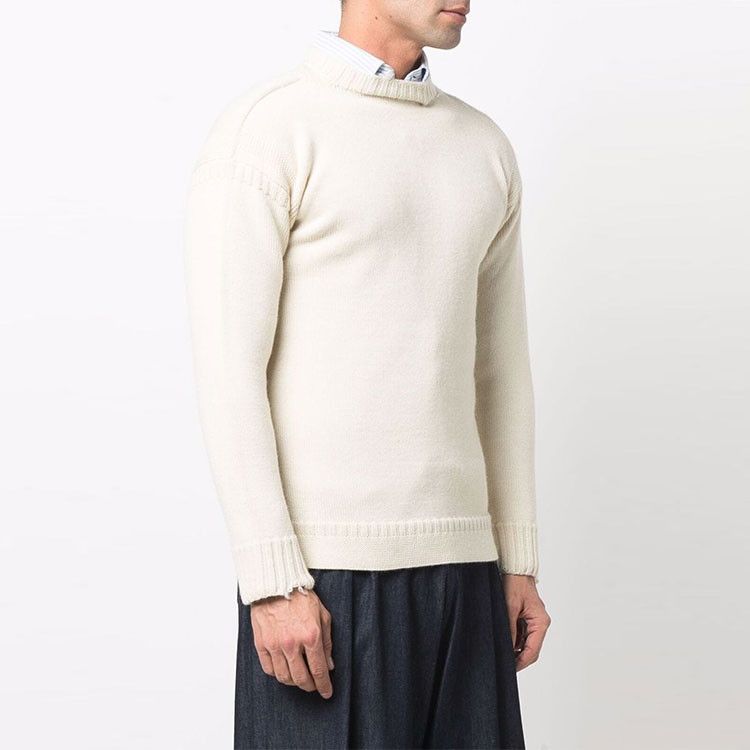 Maison Margiela Maison Margiela Distressed Wool Sweater Size M Size US M / EU 48-50 / 2 - 6 Thumbnail