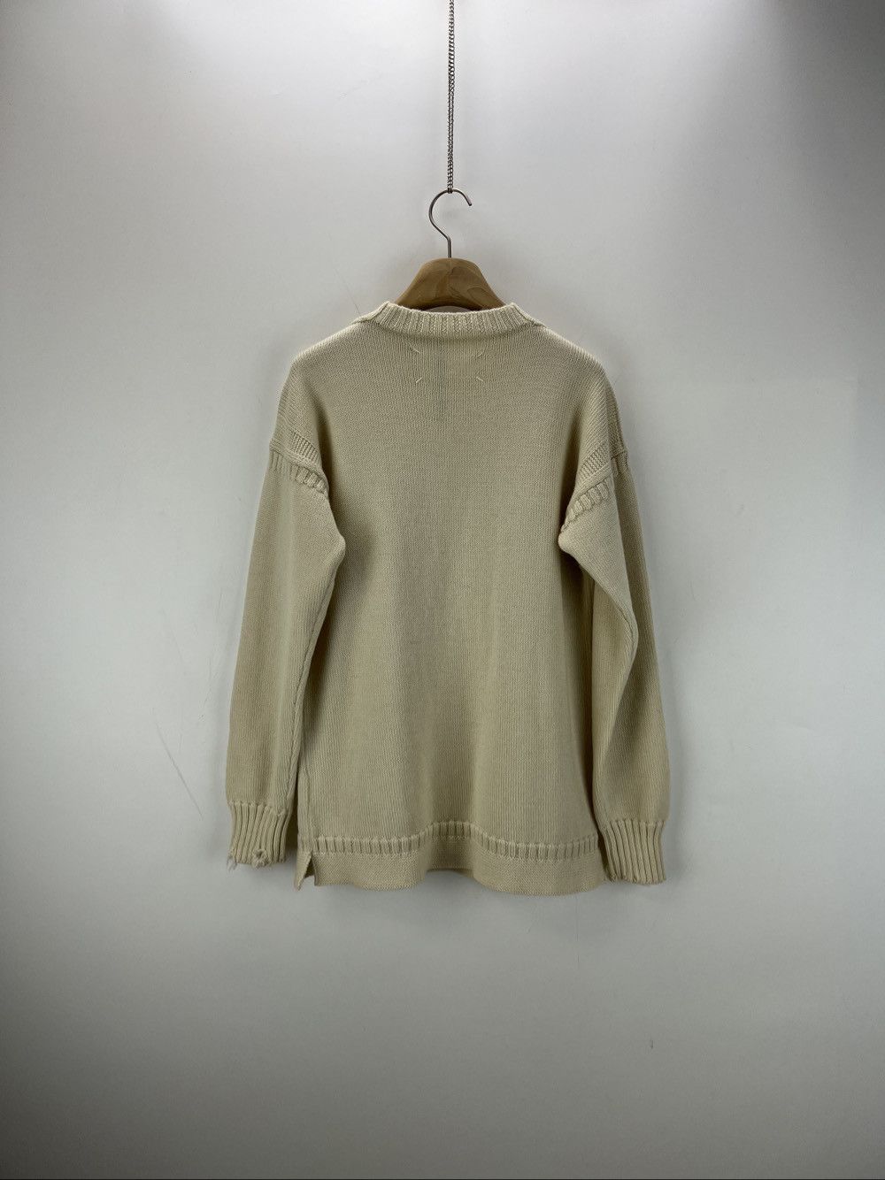 Maison Margiela Maison Margiela Distressed Wool Sweater Size M Size US M / EU 48-50 / 2 - 2 Thumbnail