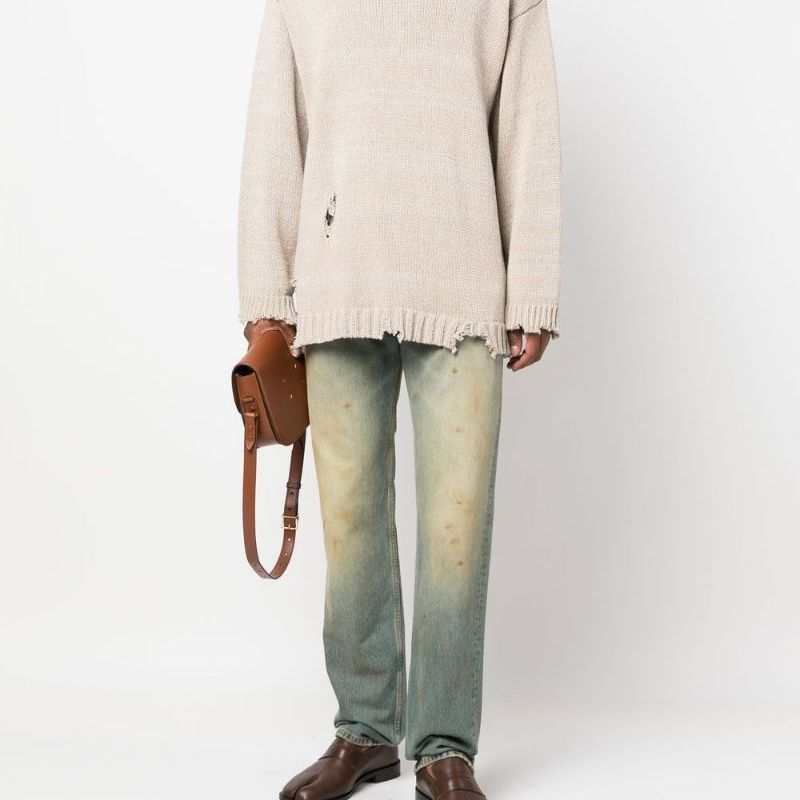 Maison Margiela Maison Margiela Distressed Denim Jeans Size 26 Size US 26 / EU 42 - 12 Thumbnail