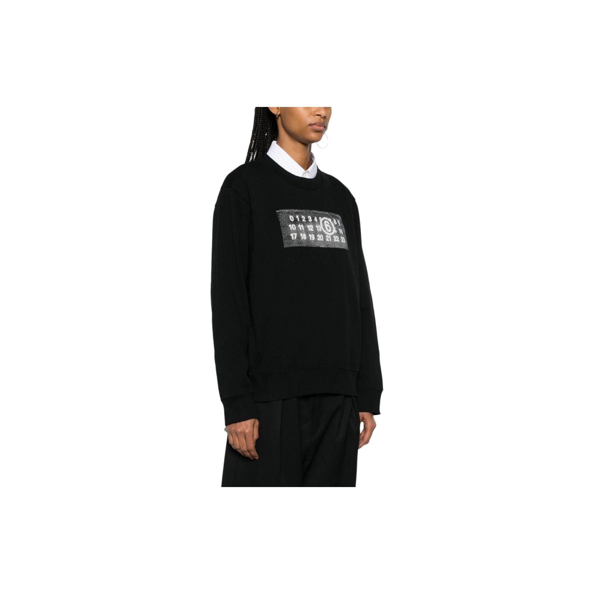 MM6 MM6 Maison Margiela Logo Print Sweatshirt Size S Size S / US 4 / IT 40 - 10 Thumbnail