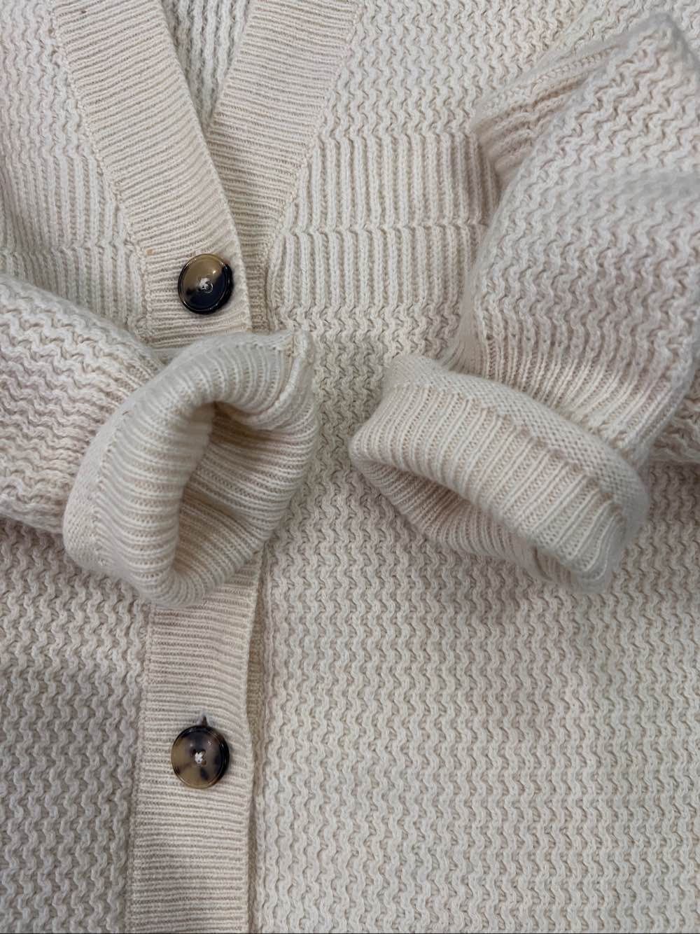 Maison Margiela Maison Margiela White Knit Cardigan Size S Size S / US 4 / IT 40 - 7 Thumbnail