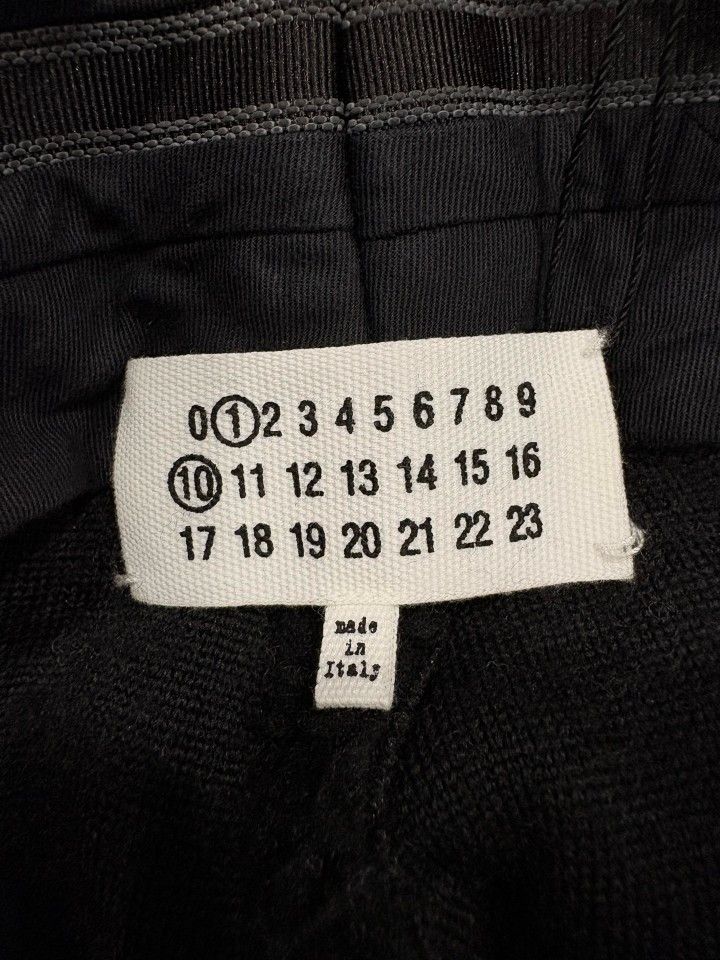 Maison Margiela Maison Margiela Fleece Shorts Black Size 26 Size US 26 / EU 42 - 3 Thumbnail