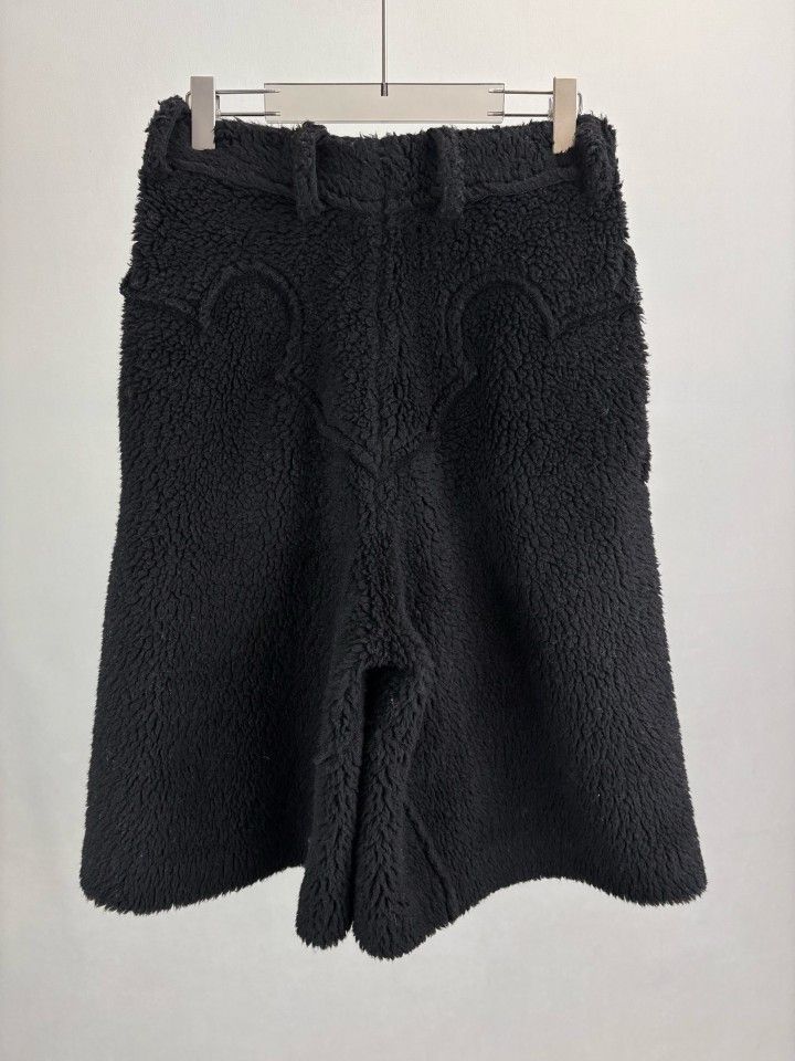 Maison Margiela Maison Margiela Fleece Shorts Black Size 26 Size US 26 / EU 42 - 2 Thumbnail