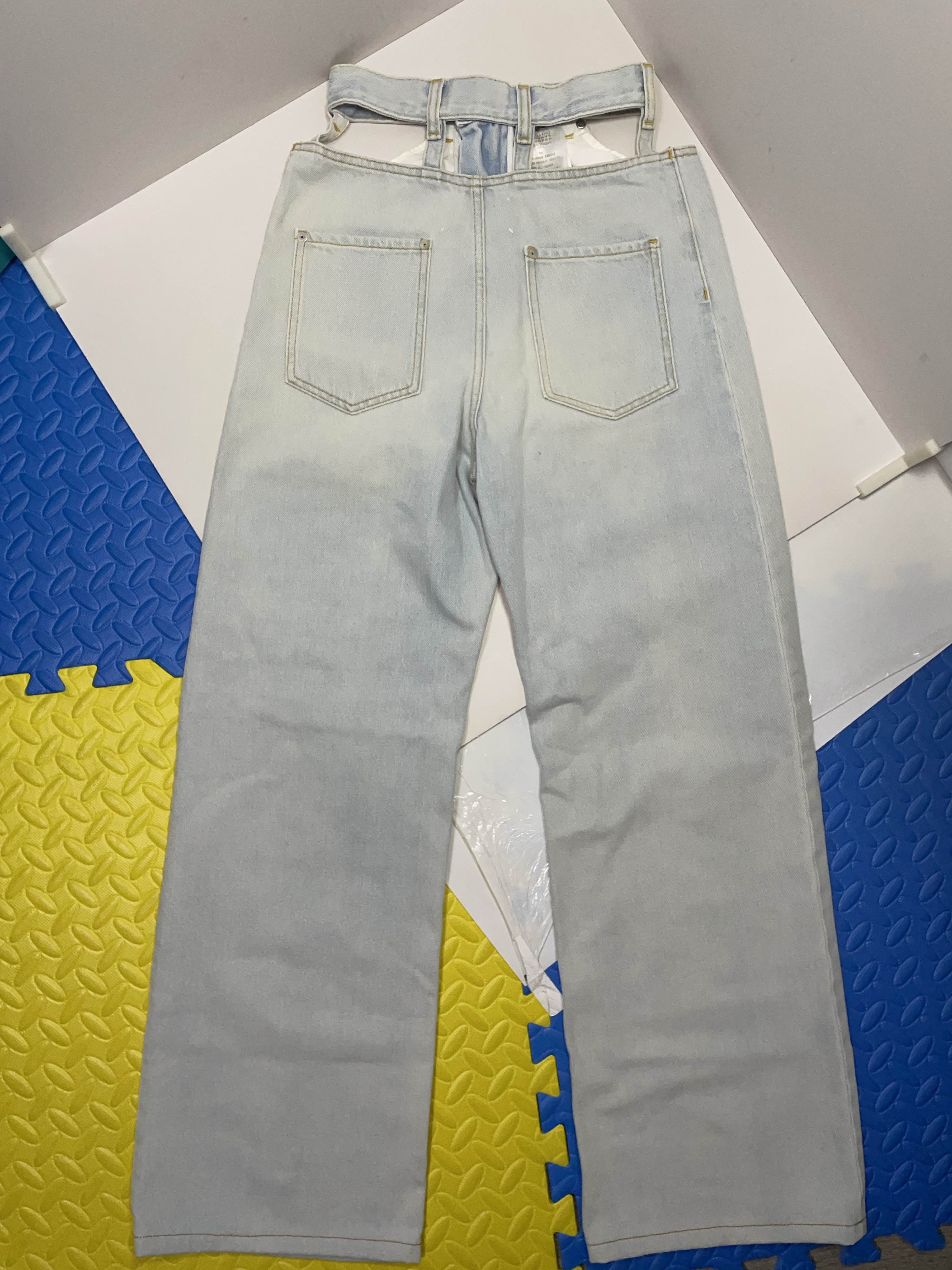 Maison Margiela Maison Margiela Cut-out Jeans Size 38 Size 26" / US 2 / IT 38 - 2 Thumbnail