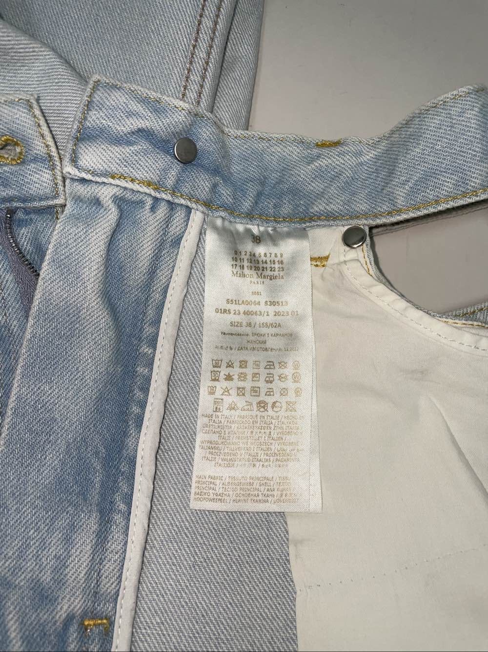 Maison Margiela Maison Margiela Cut-out Jeans Size 38 Size 26" / US 2 / IT 38 - 4 Thumbnail