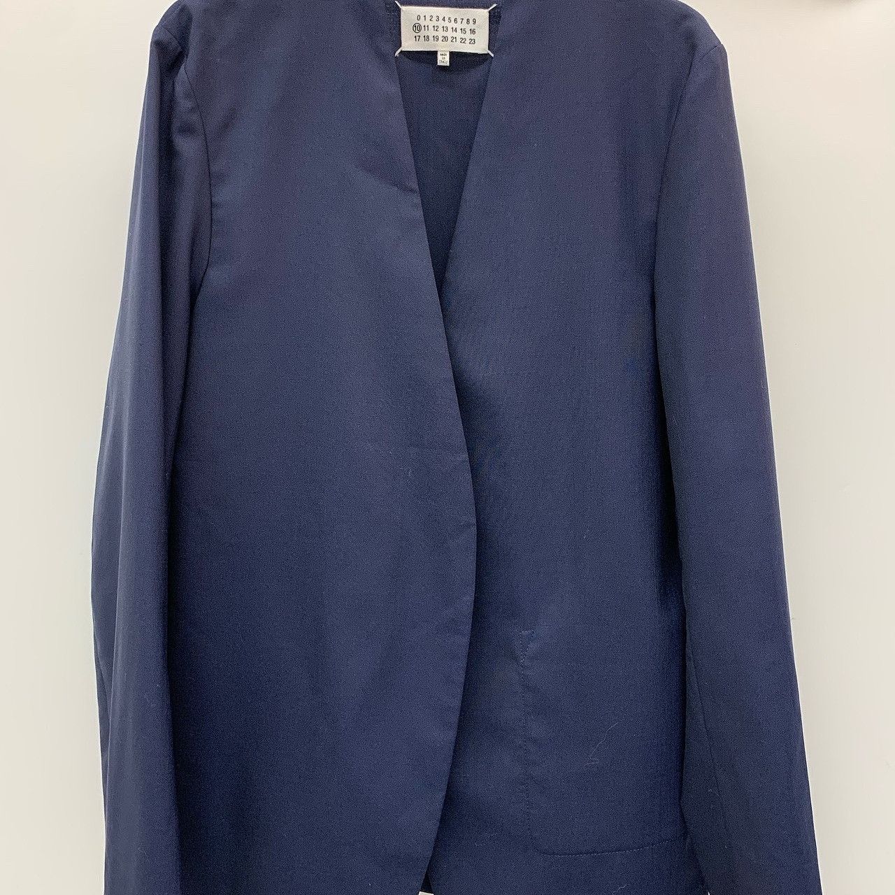 Maison Margiela Maison Margiela Navy Collarless Blazer Size 34R Size 34R - 5 Thumbnail