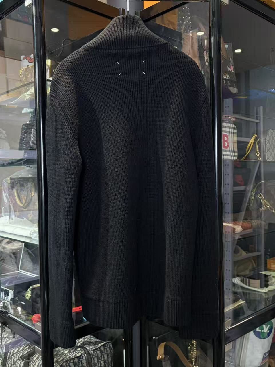 Maison Margiela Maison Margiela Ribbed Zip-Up Knit Cardigan Size L Size US L / EU 52-54 / 3 - 2 Thumbnail