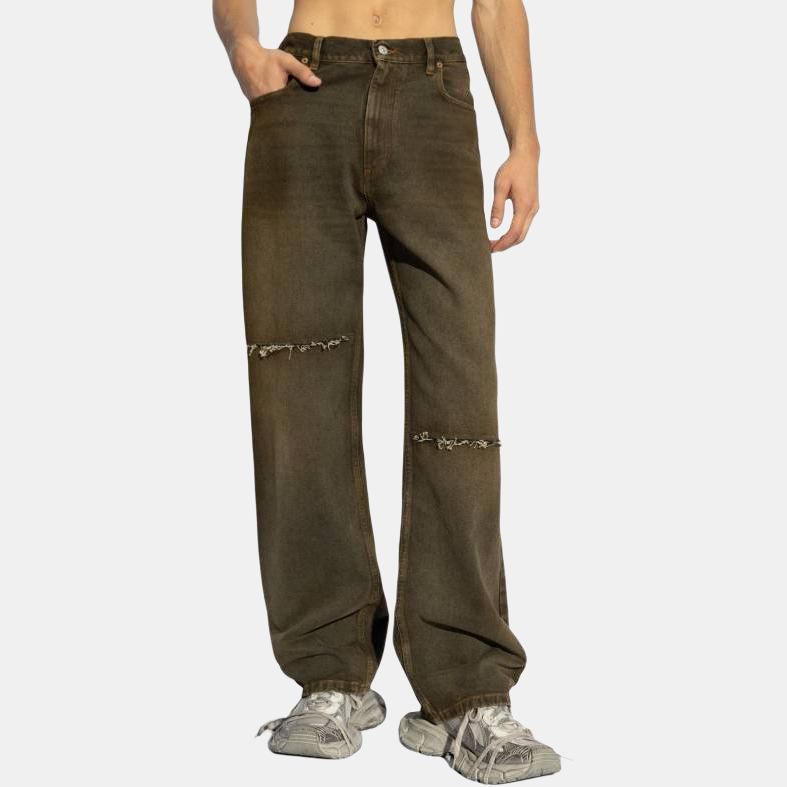 MM6 MM6 Maison Margiela Distressed Denim Jeans Size 31 Size US 31 - 10 Thumbnail