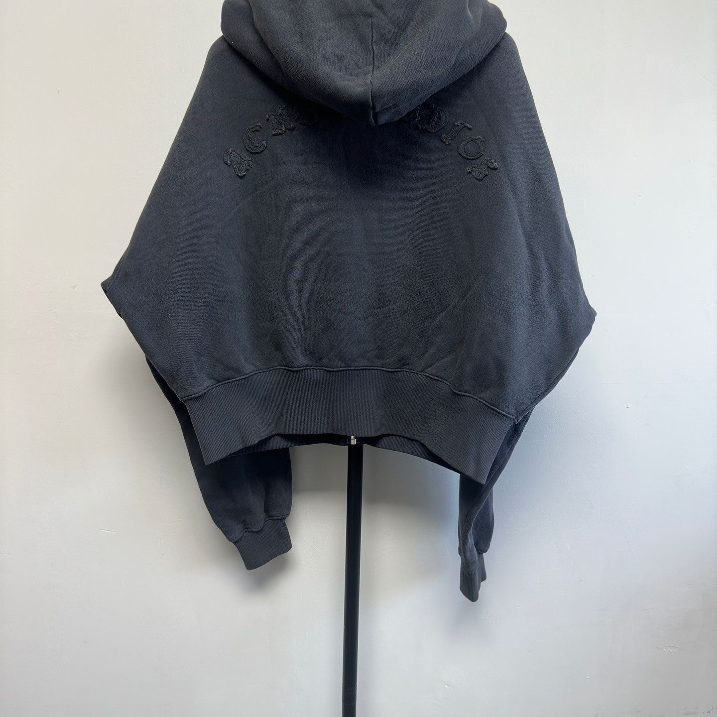 Acne Studios Acne Studios Embroidered Zip Hoodie Size M Size M / US 6-8 / IT 42-44 - 2 Thumbnail