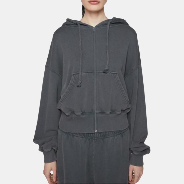 Acne Studios Acne Studios Embroidered Zip Hoodie Size M Size M / US 6-8 / IT 42-44 - 7 Thumbnail