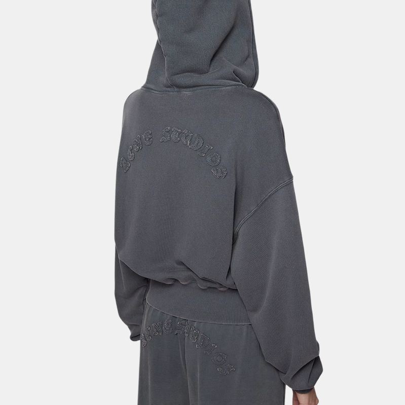 Acne Studios Acne Studios Embroidered Zip Hoodie Size M Size M / US 6-8 / IT 42-44 - 8 Thumbnail