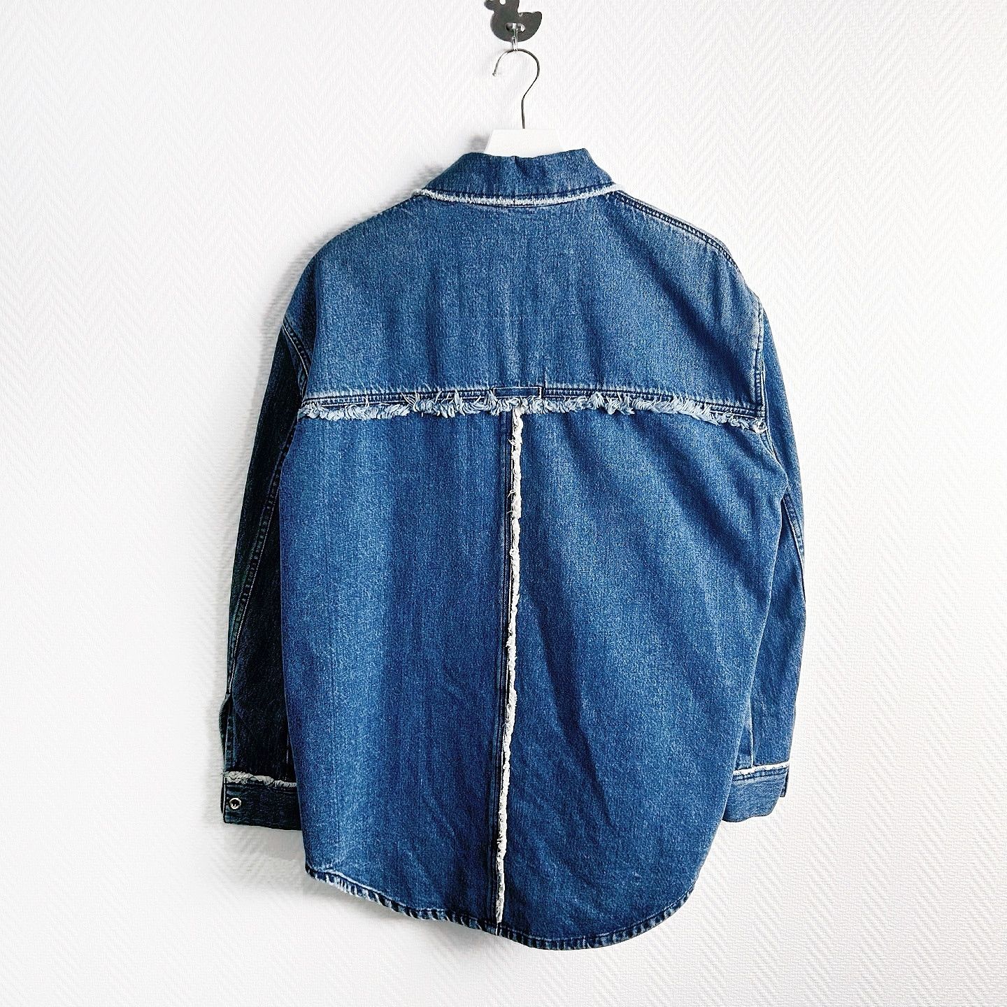 Acne Studios Acne Studios Frayed Denim Jacket Size 32 Size XXS / US 00 / IT 34 - 2 Thumbnail