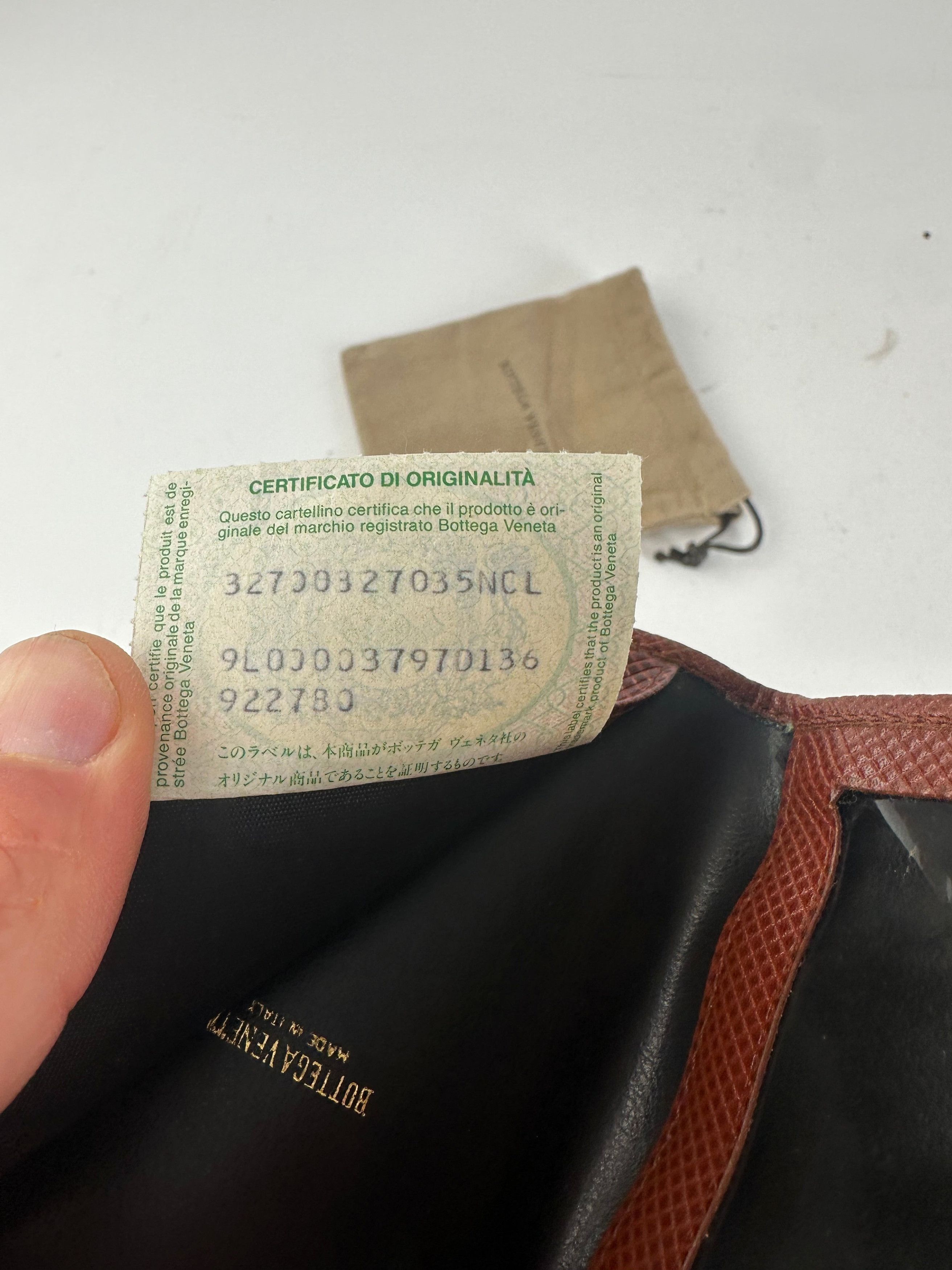 Bottega Veneta Vintage Textured Card Holder Black Size ONE SIZE - 5 Thumbnail
