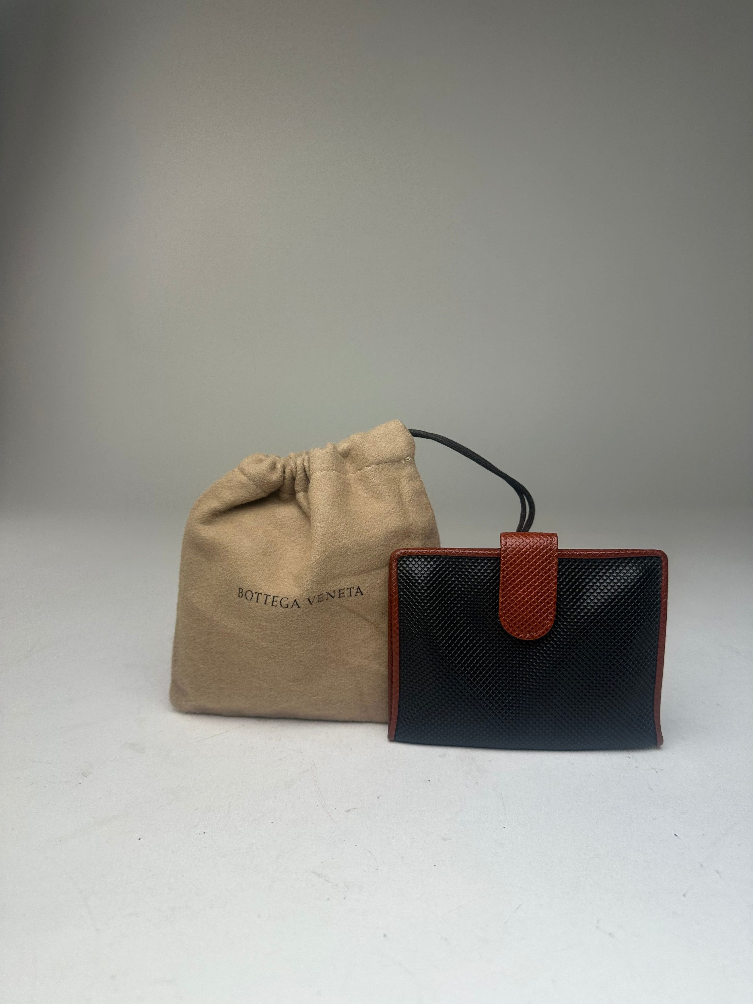 Bottega Veneta Vintage Textured Card Holder Black Size ONE SIZE - 10 Thumbnail