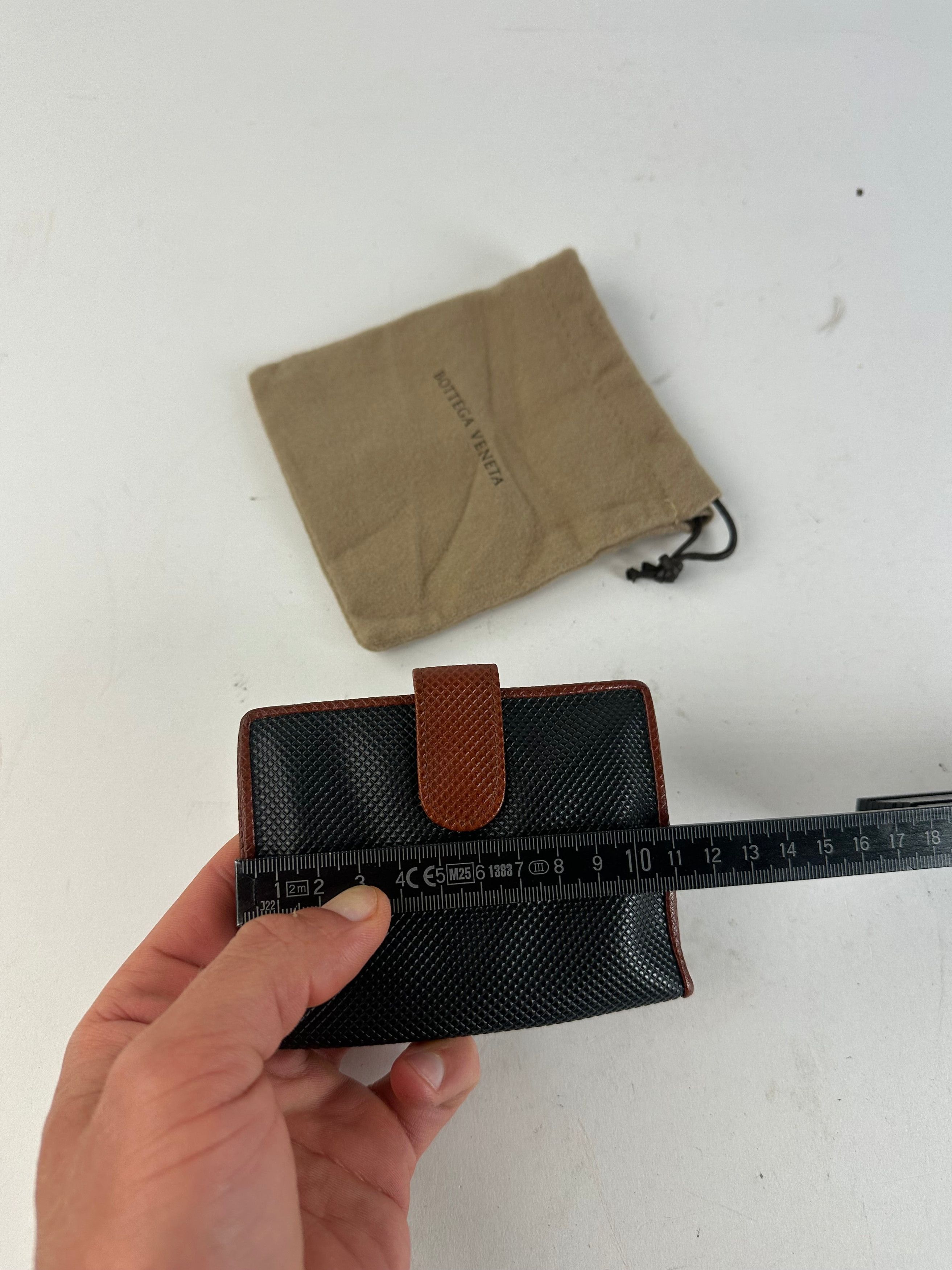 Bottega Veneta Vintage Textured Card Holder Black Size ONE SIZE - 8 Thumbnail