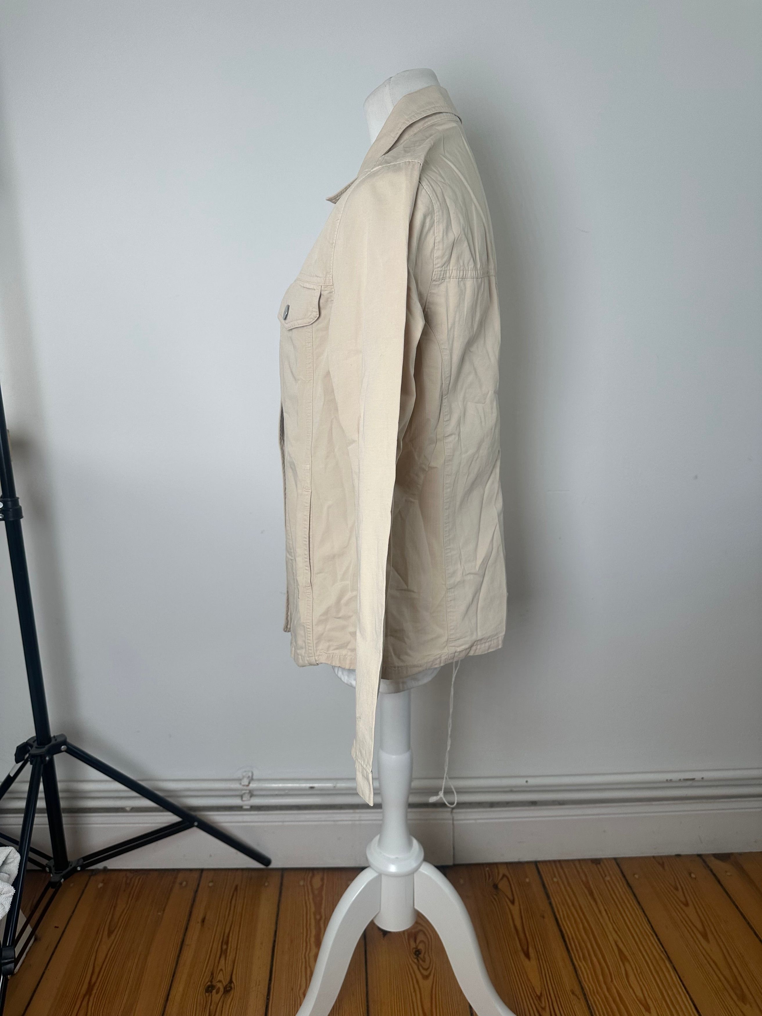 Aigner Vintage Cotton Jacket Beige Size M / US 6-8 / IT 42-44 - 2 Thumbnail