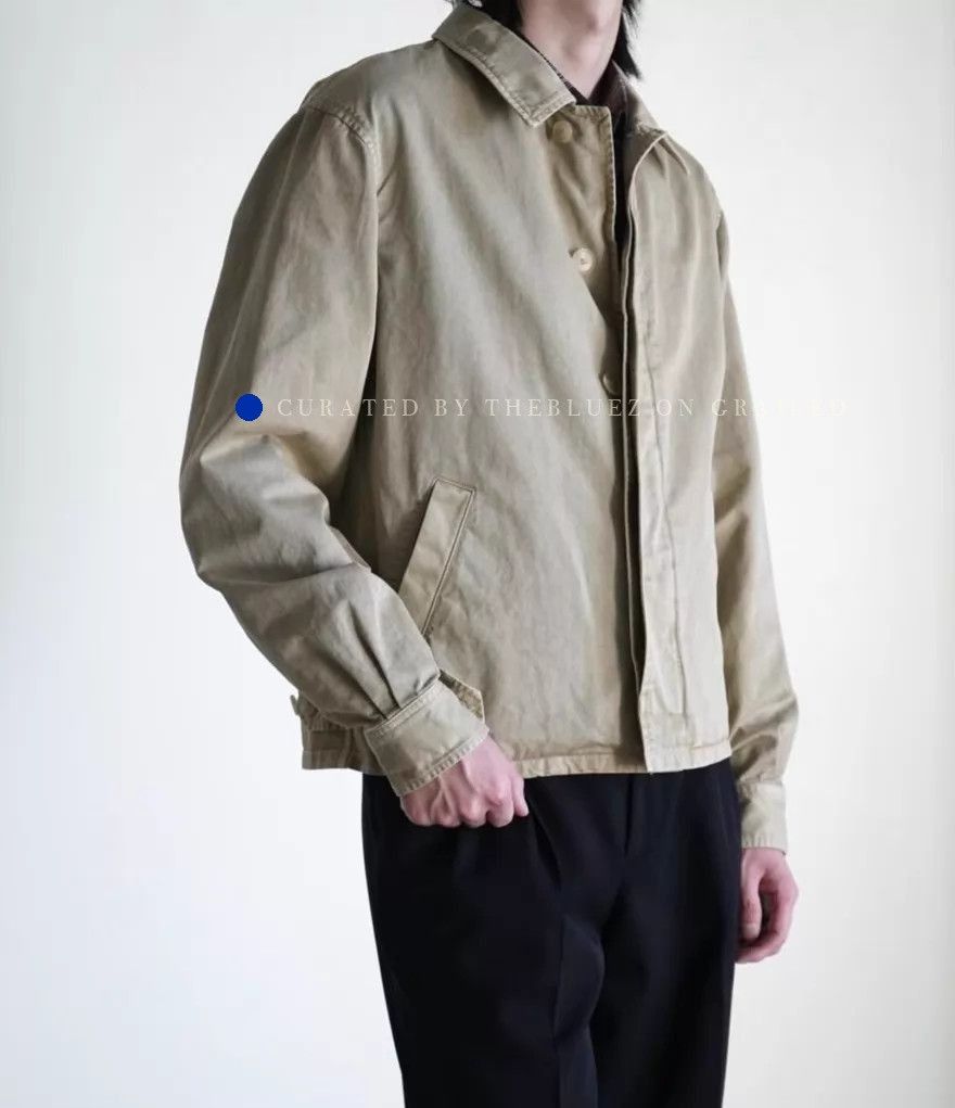 Auralee Lightweight Chino Blouson in Beige Size US XXL / EU 58 / 5 - 2 Thumbnail
