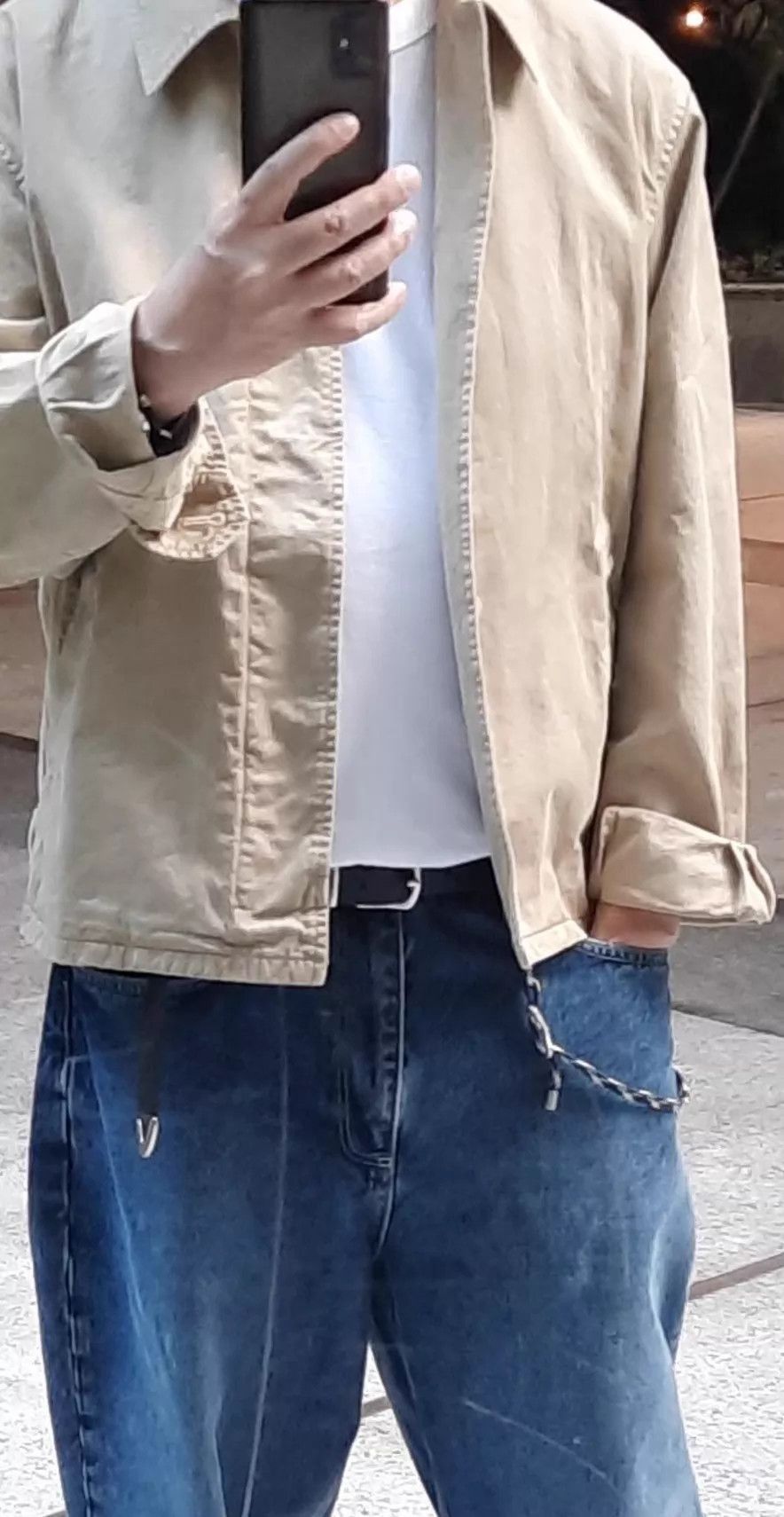 Auralee Lightweight Chino Blouson in Beige Size US XXL / EU 58 / 5 - 6 Thumbnail