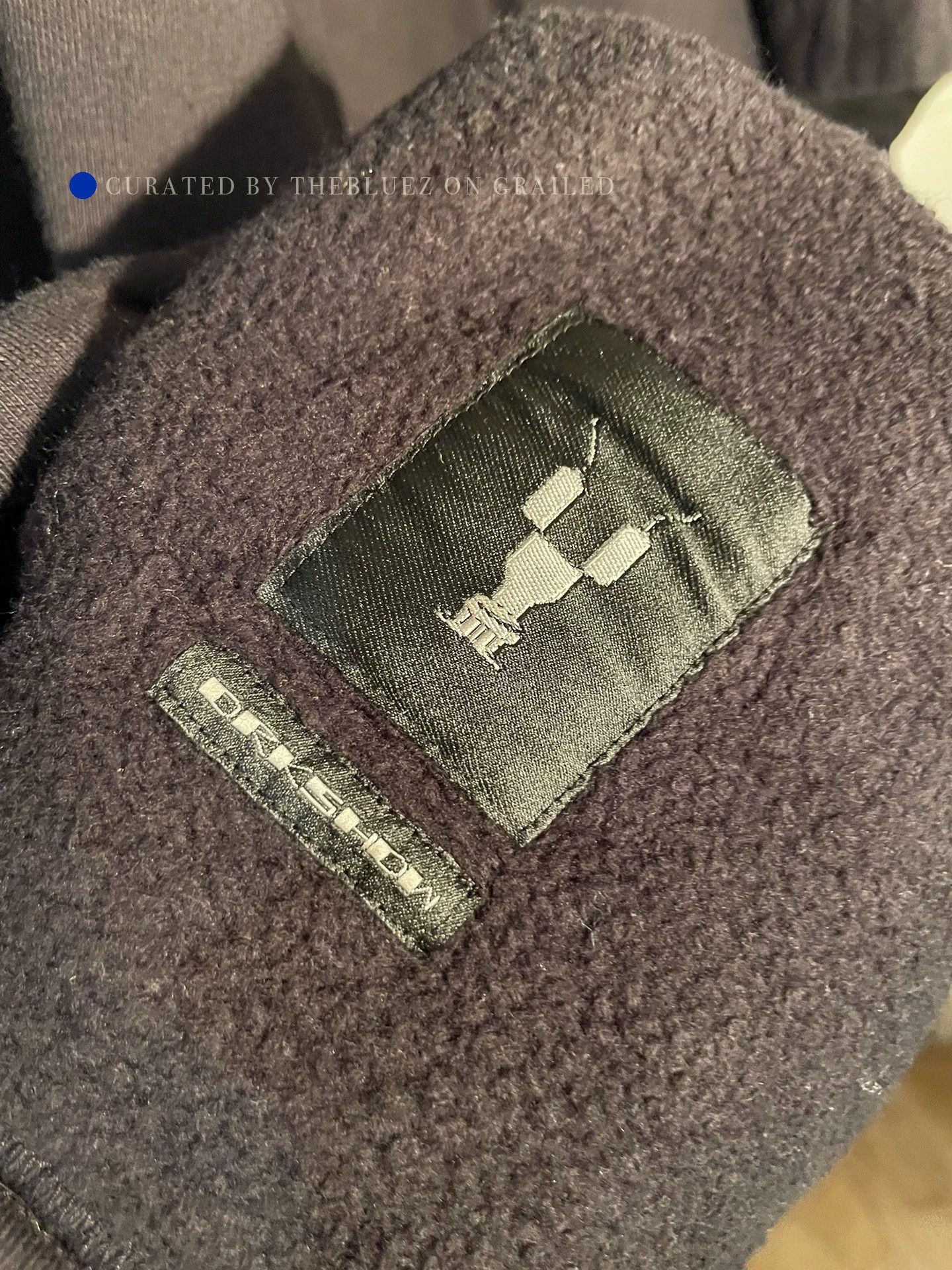 Rick Owens Hooded Fleece-Lined Cloak in Black Size US XS / EU 42 / 0 - 4 Thumbnail