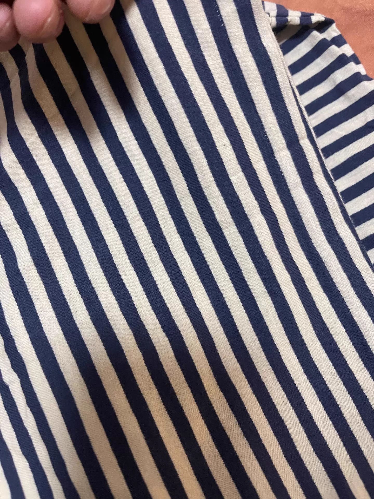 RRL Ralph Lauren Striped Indigo Tee in Multi Color Size US M / EU 48-50 / 2 - 7 Thumbnail