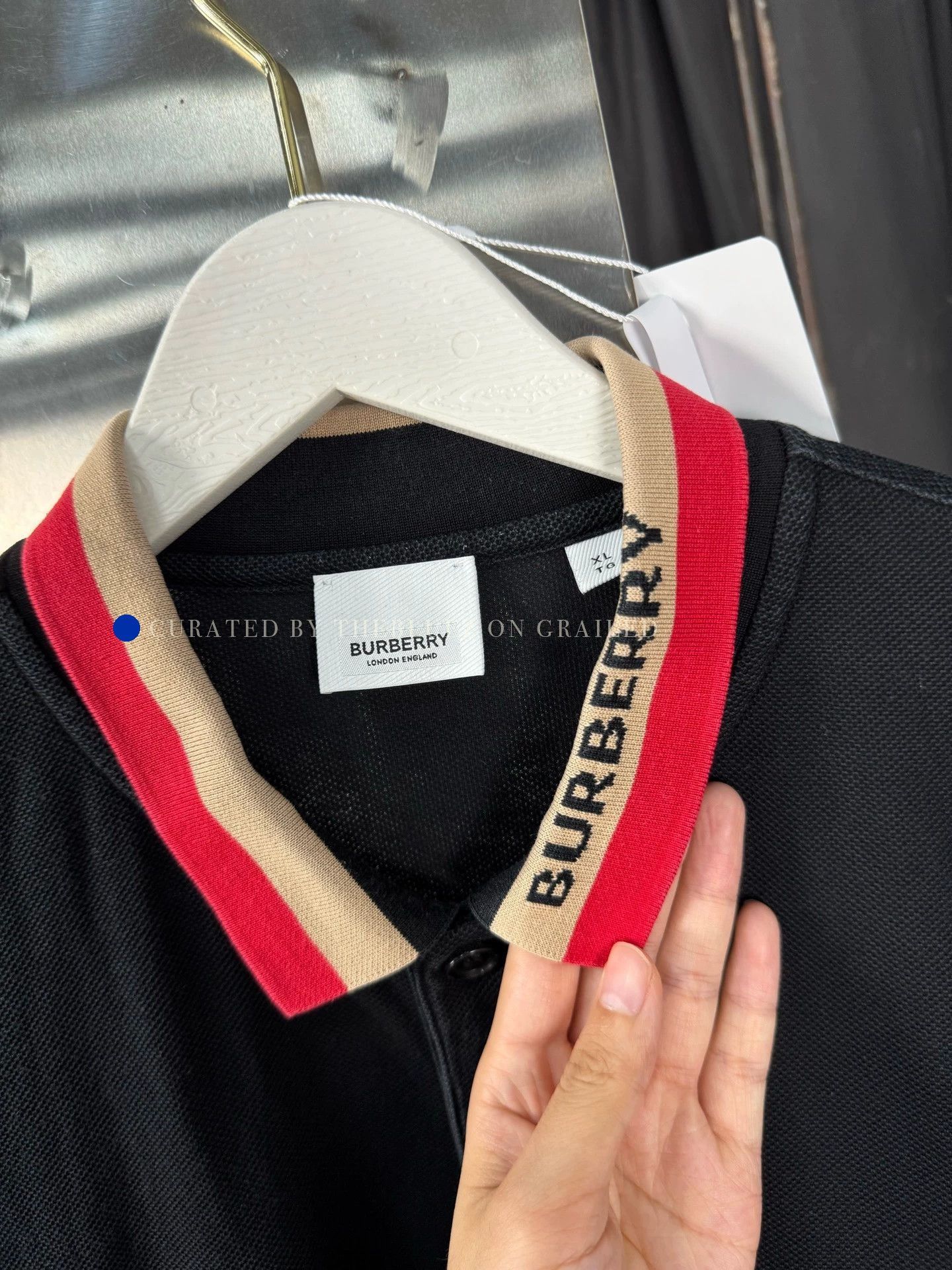 Burberry Classic Black Polo in Size XL Size US XL / EU 56 / 4 - 5 Thumbnail