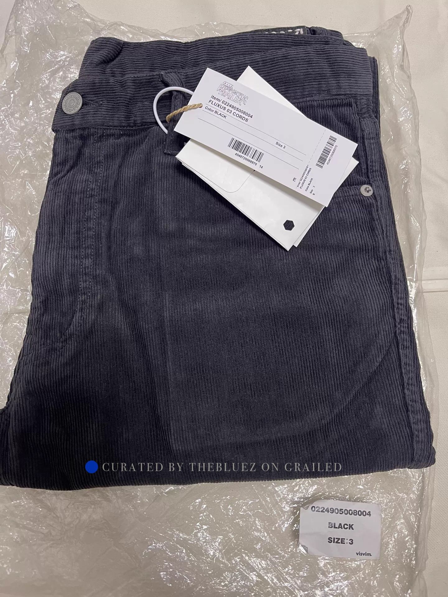 Visvim Unworn Black Leg-Lengthening Pants Size US 34 / EU 50 - 3 Thumbnail