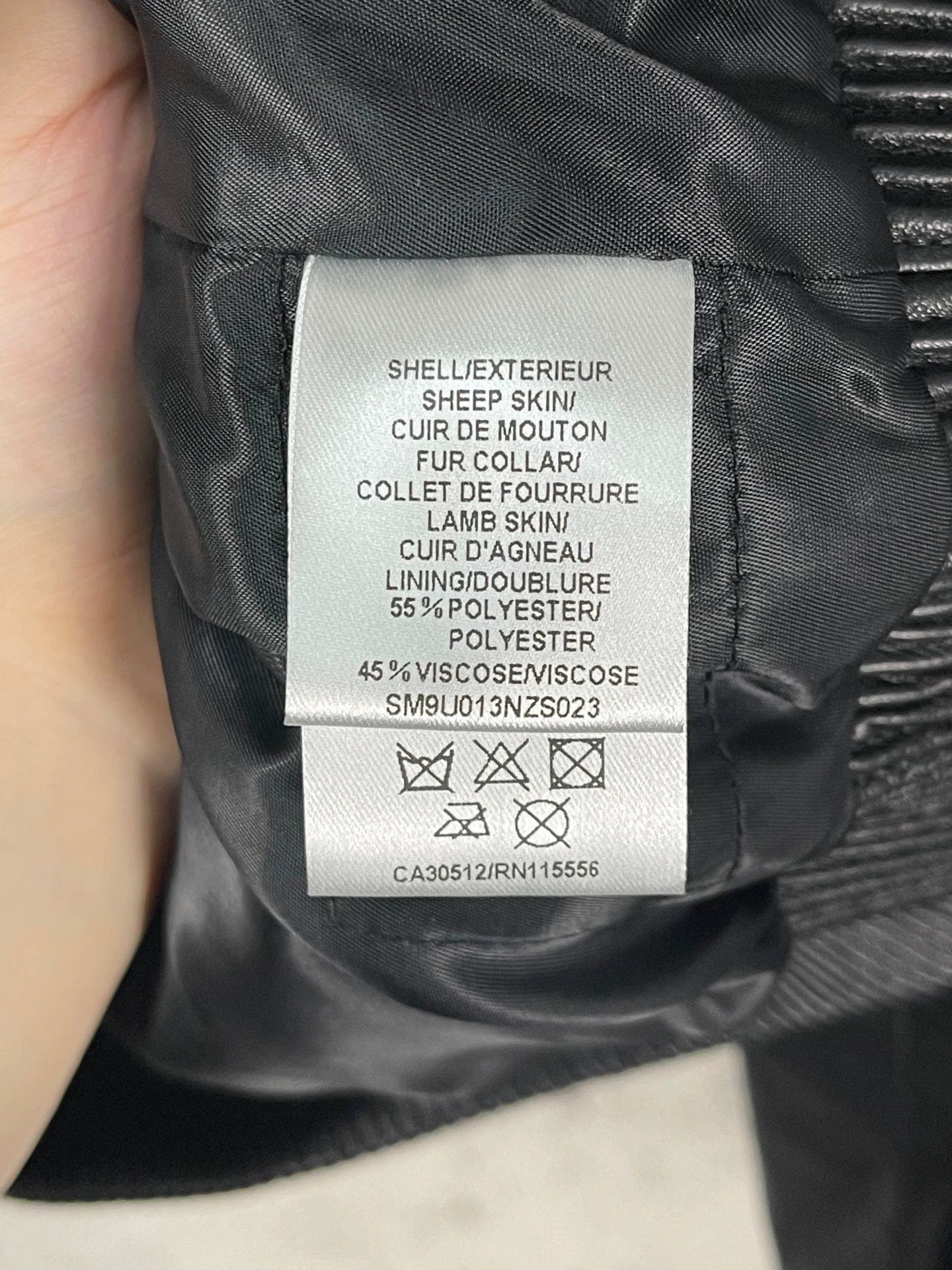 Porter Black Shearling Leather Jacket in XS Size US XS / EU 42 / 0 - 7 Thumbnail