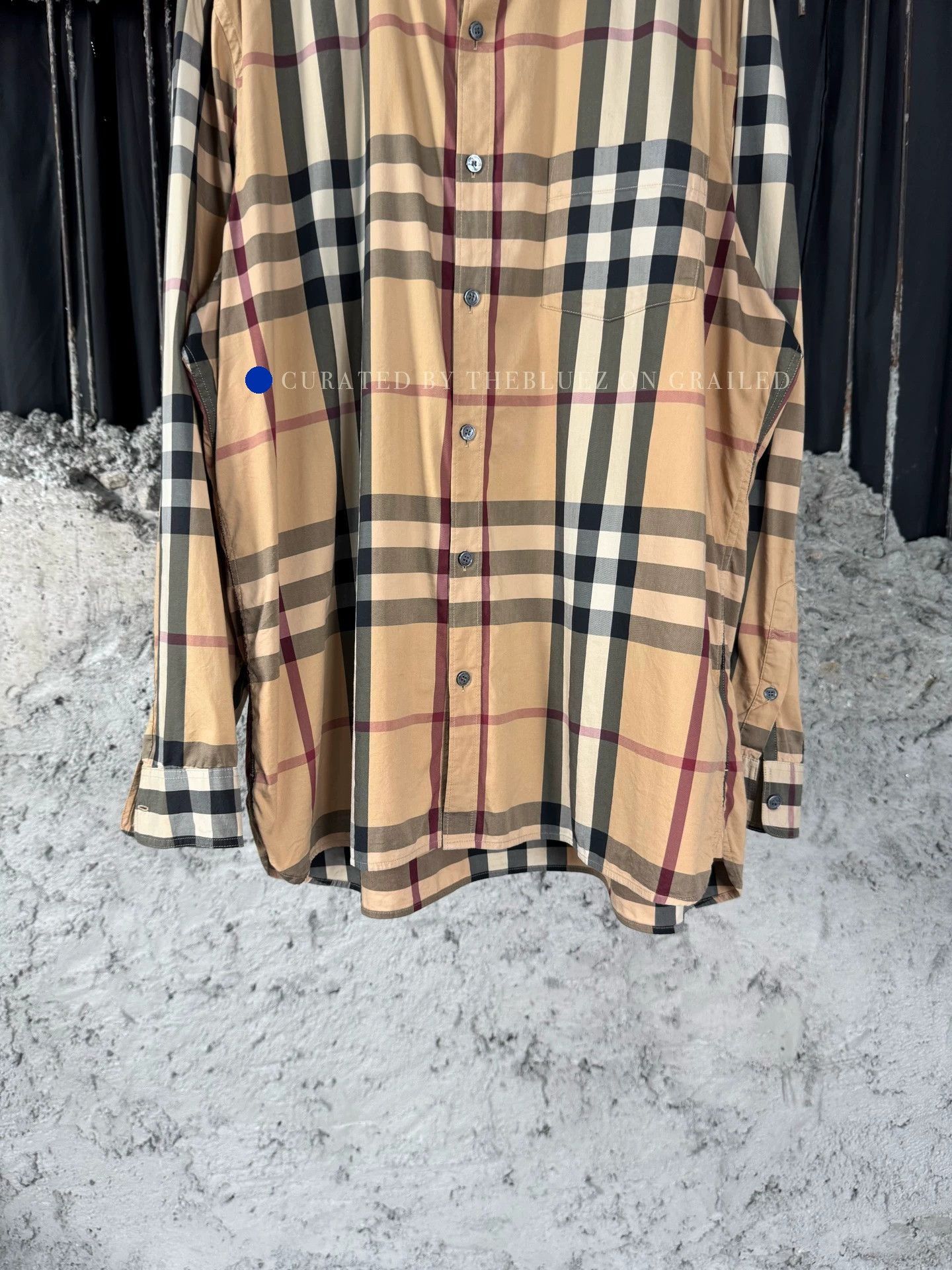 Burberry Stylish Multi Check Button-Up Shirt Size US XL / EU 56 / 4 - 4 Thumbnail